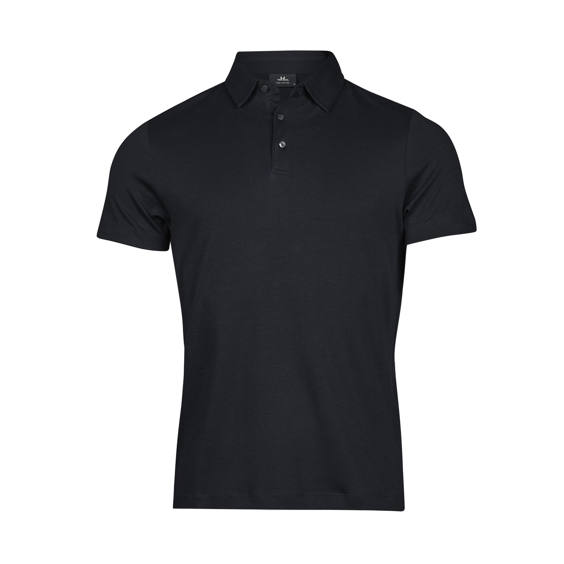 Polo Coton Pima Homme - Black