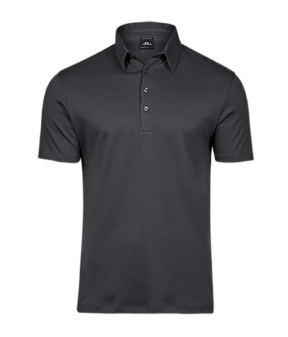 Polo Coton Pima Homme - Dark Grey