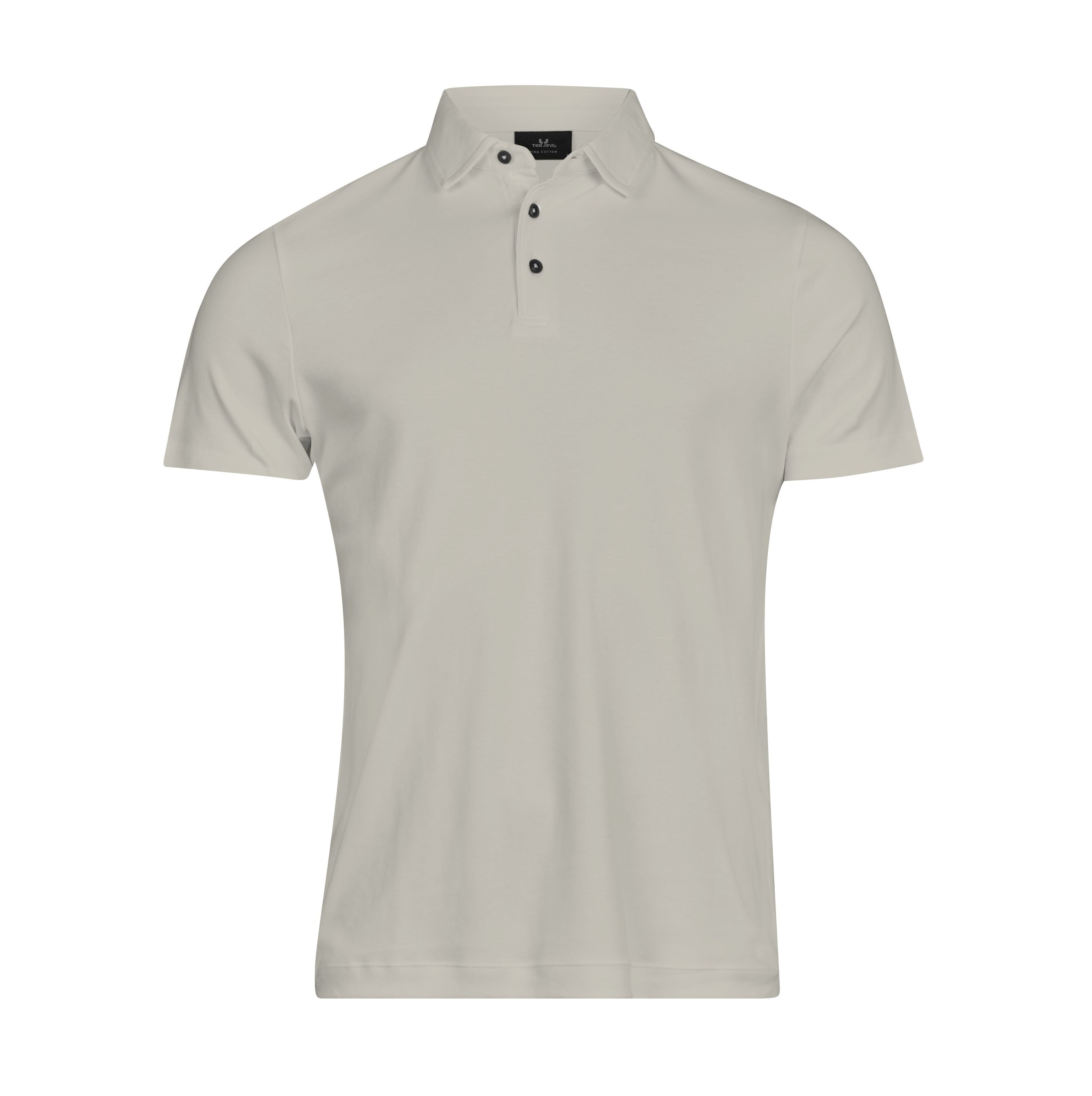 Polo Coton Pima Homme - Cement