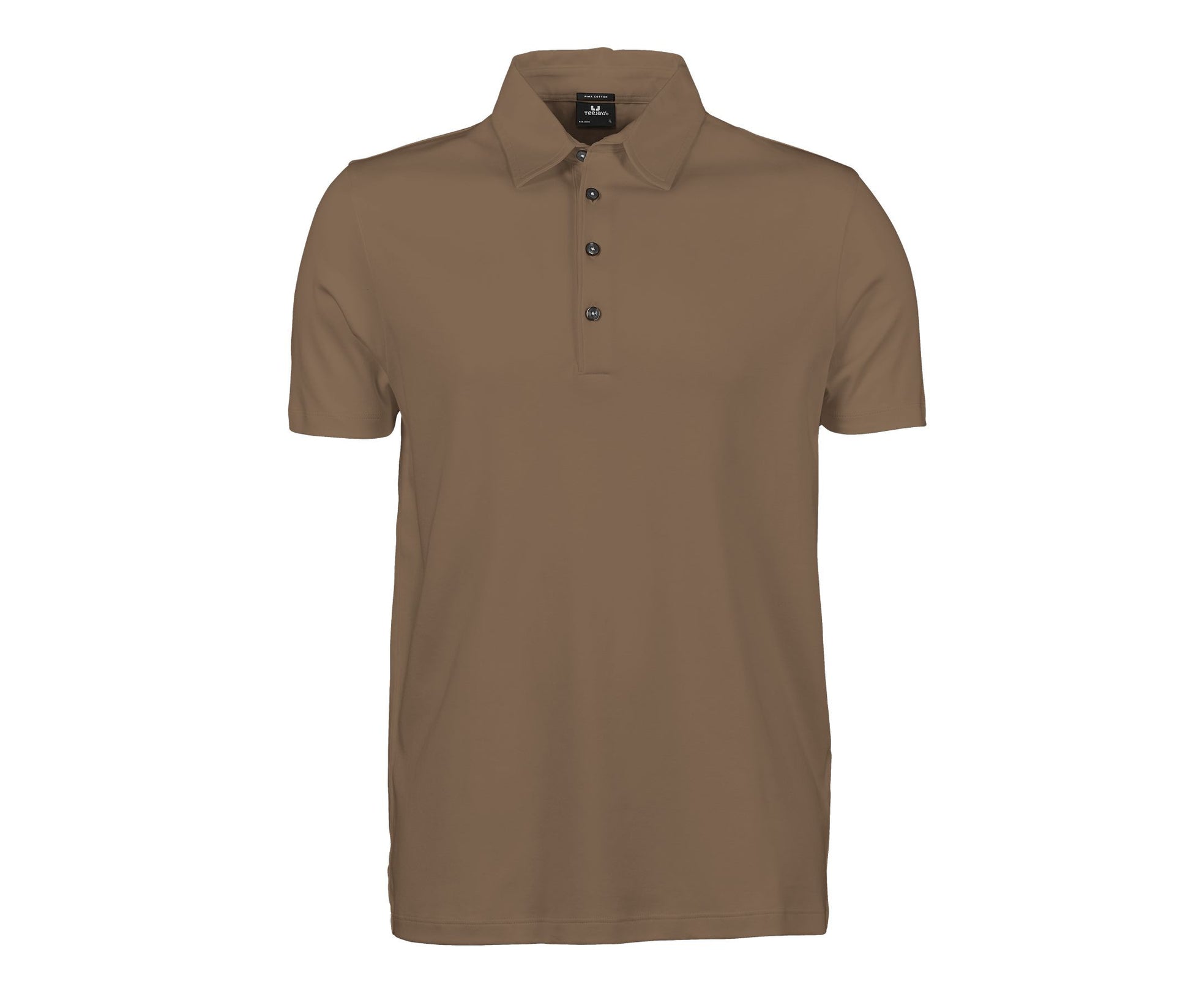 Polo Coton Pima Homme - Wood