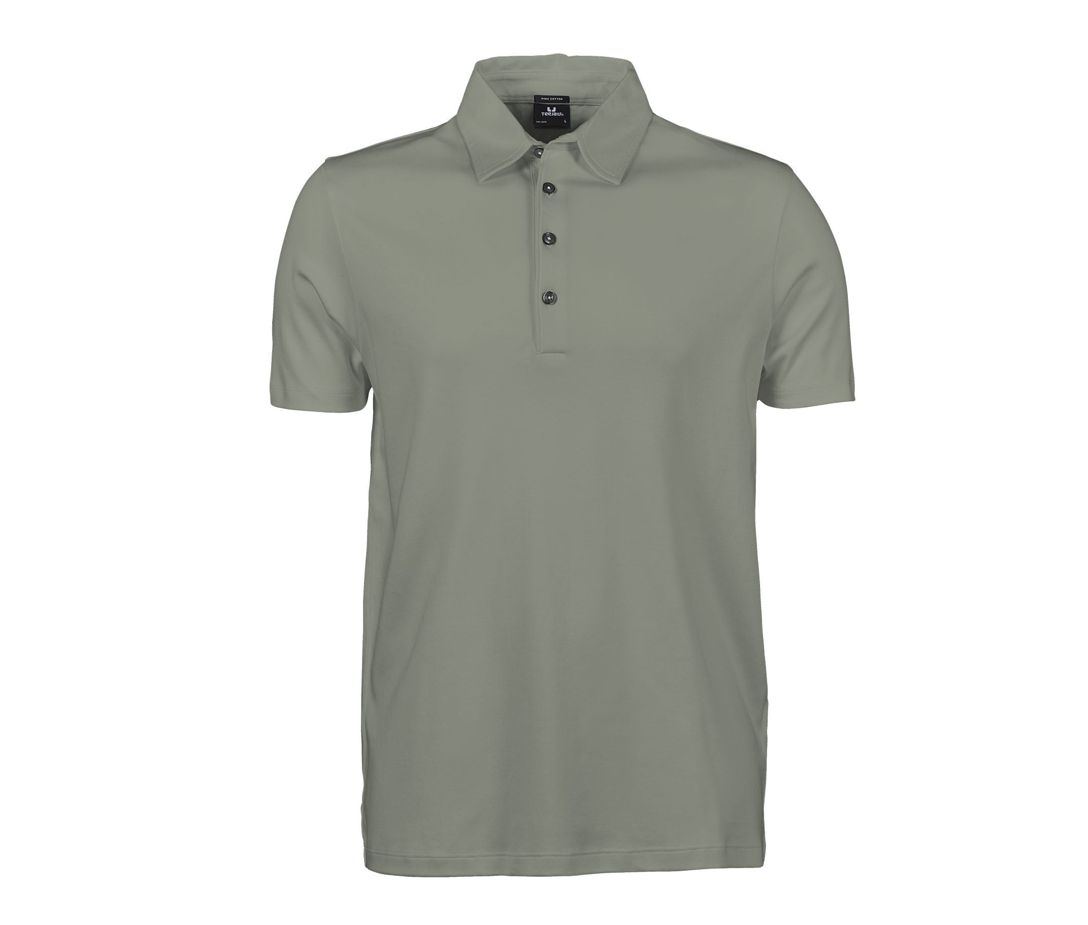 Polo Coton Pima Homme - Sage