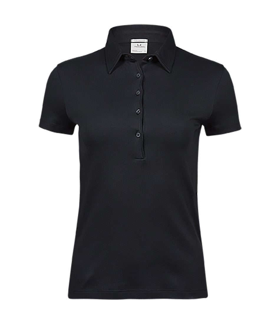 Polo Coton Pima Femme - Black