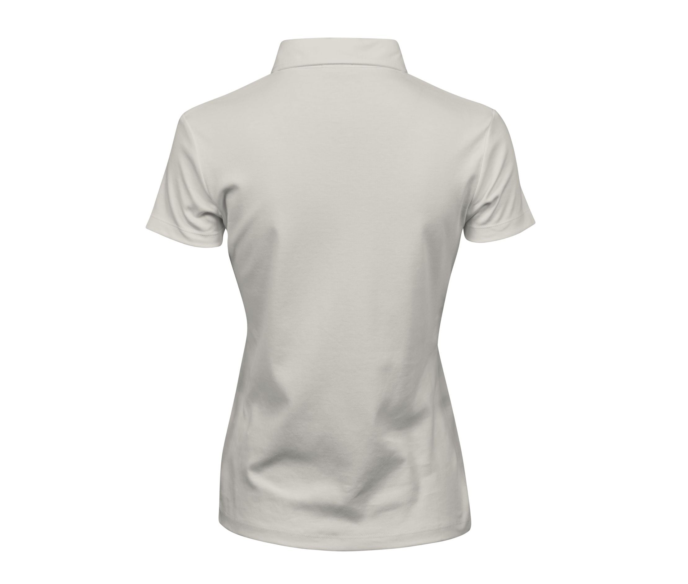 Polo Coton Pima Femme - Cement