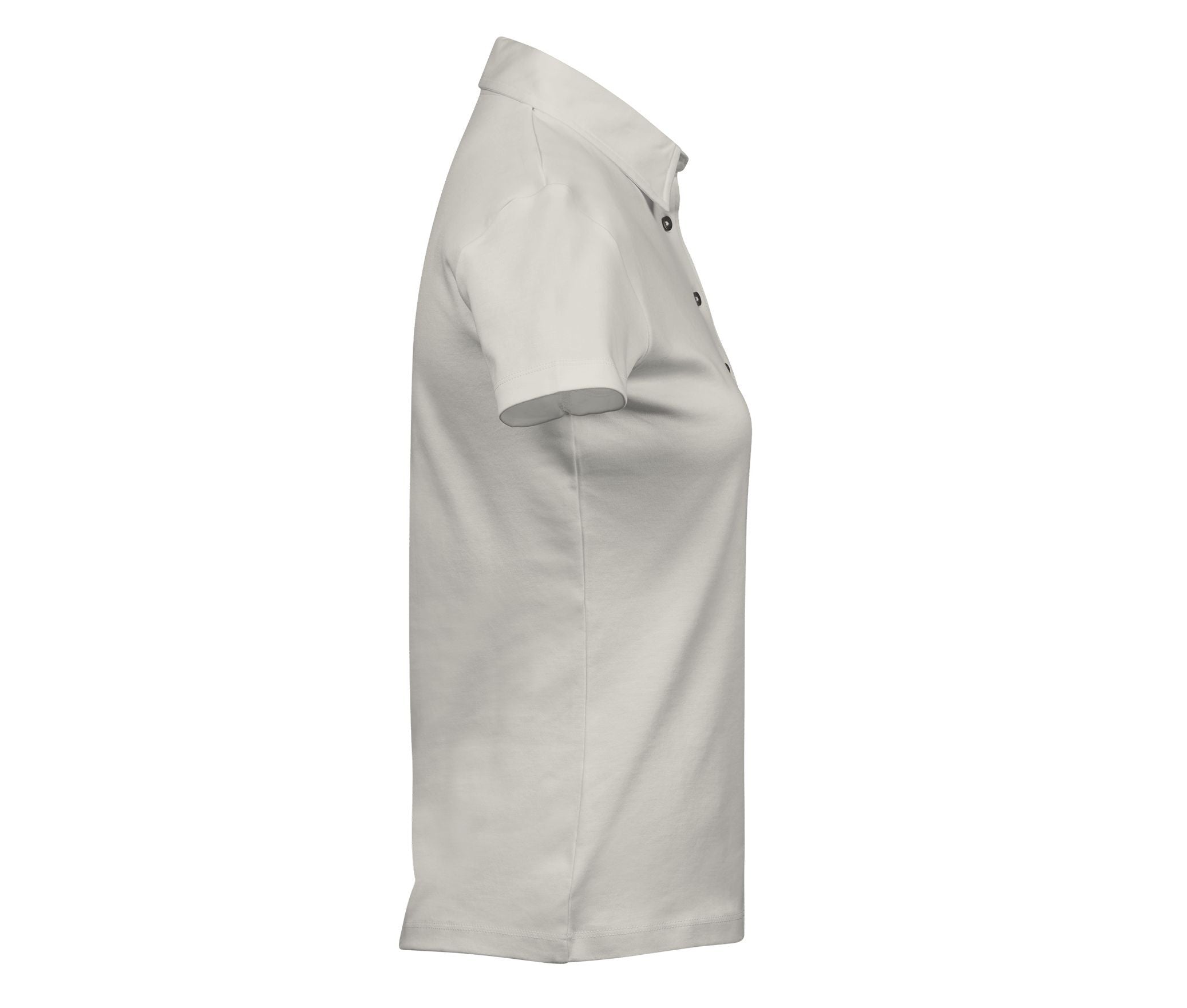 Polo Coton Pima Femme - Cement