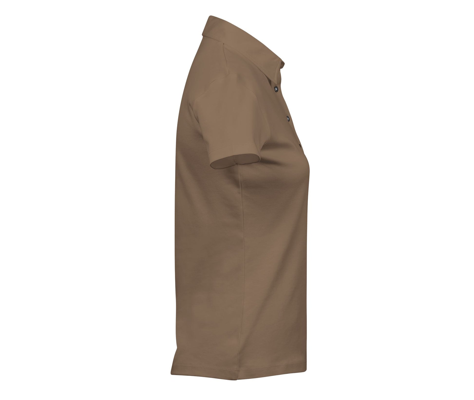 Polo Coton Pima Femme - Wood