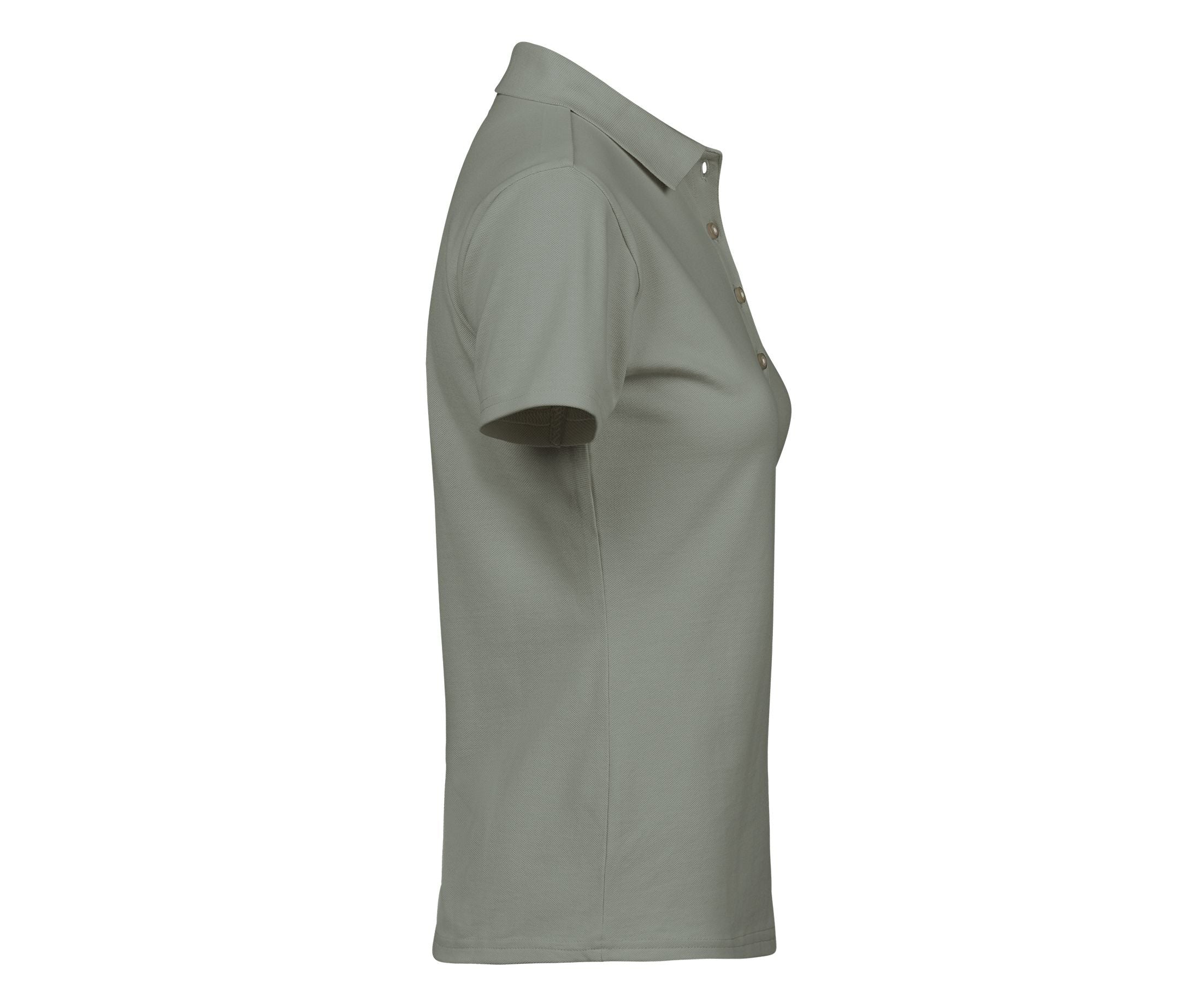 Polo Coton Pima Femme - Sage