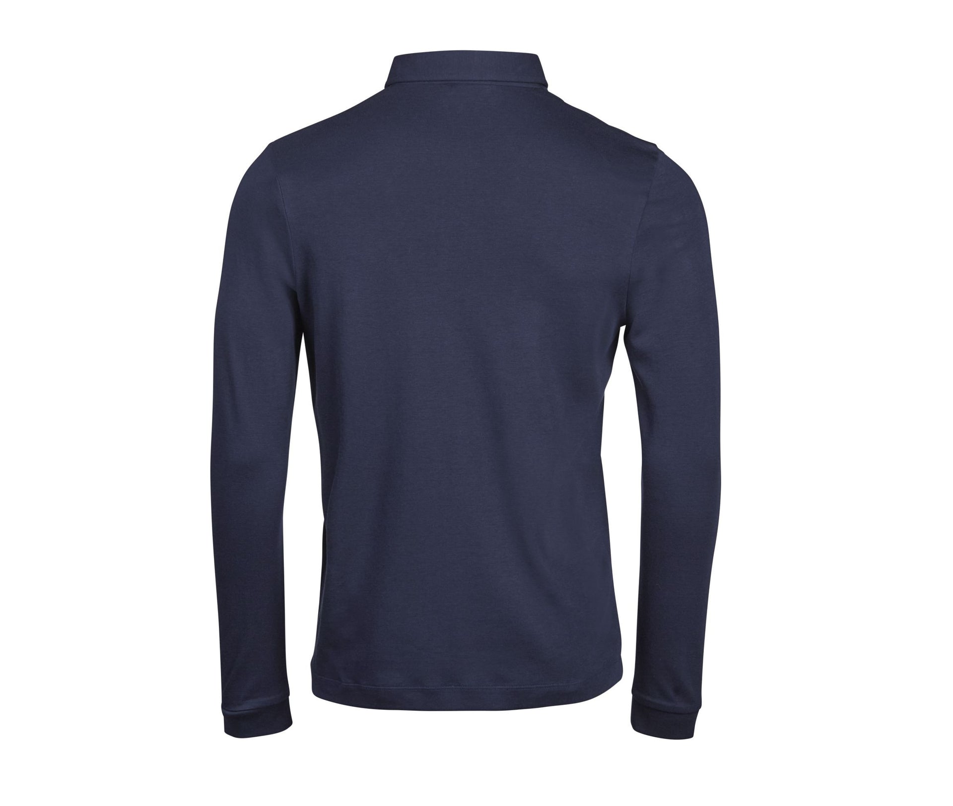 Polo Manches Longues en Coton Pima - Navy