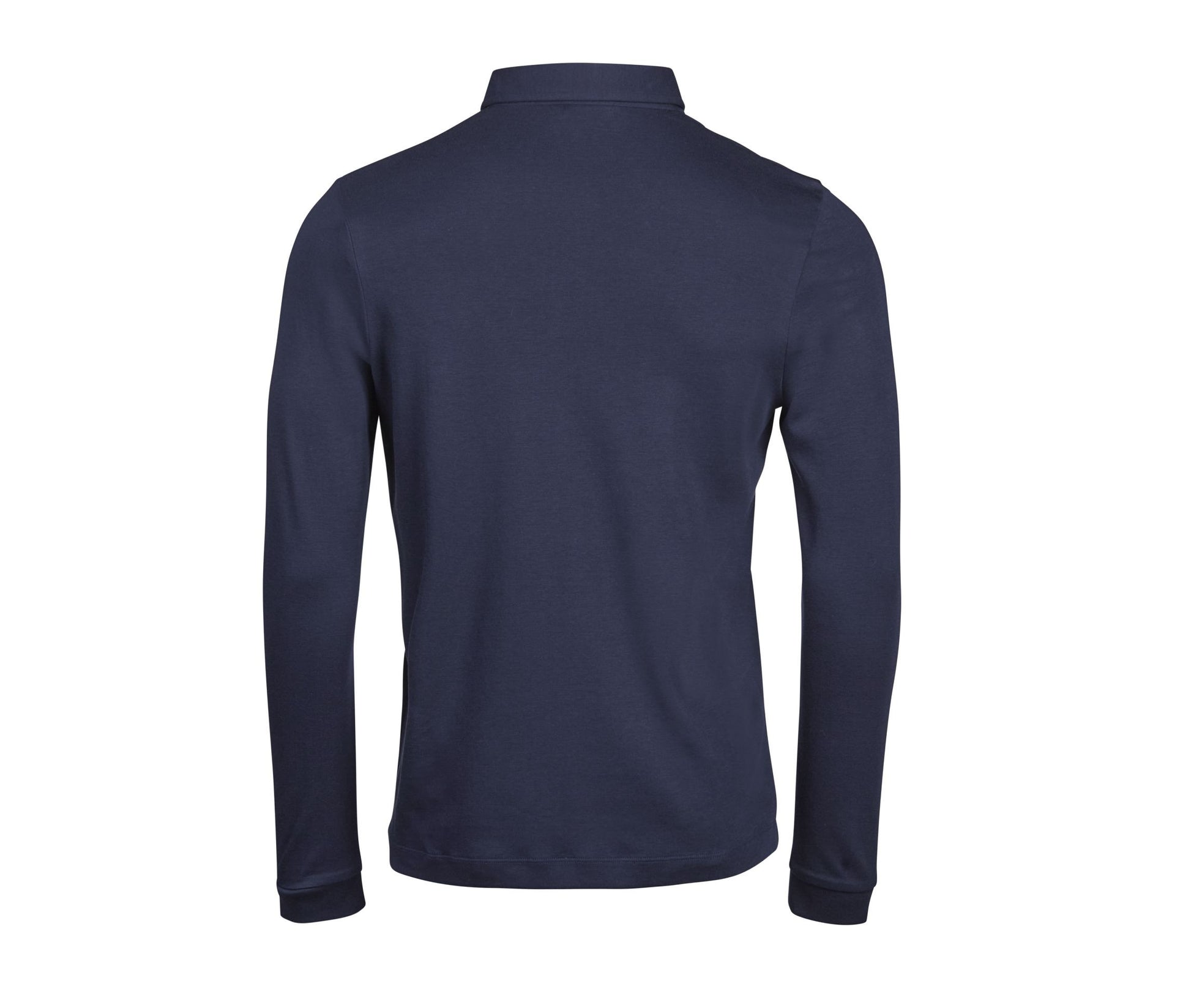Polo Manches Longues en Coton Pima - Navy