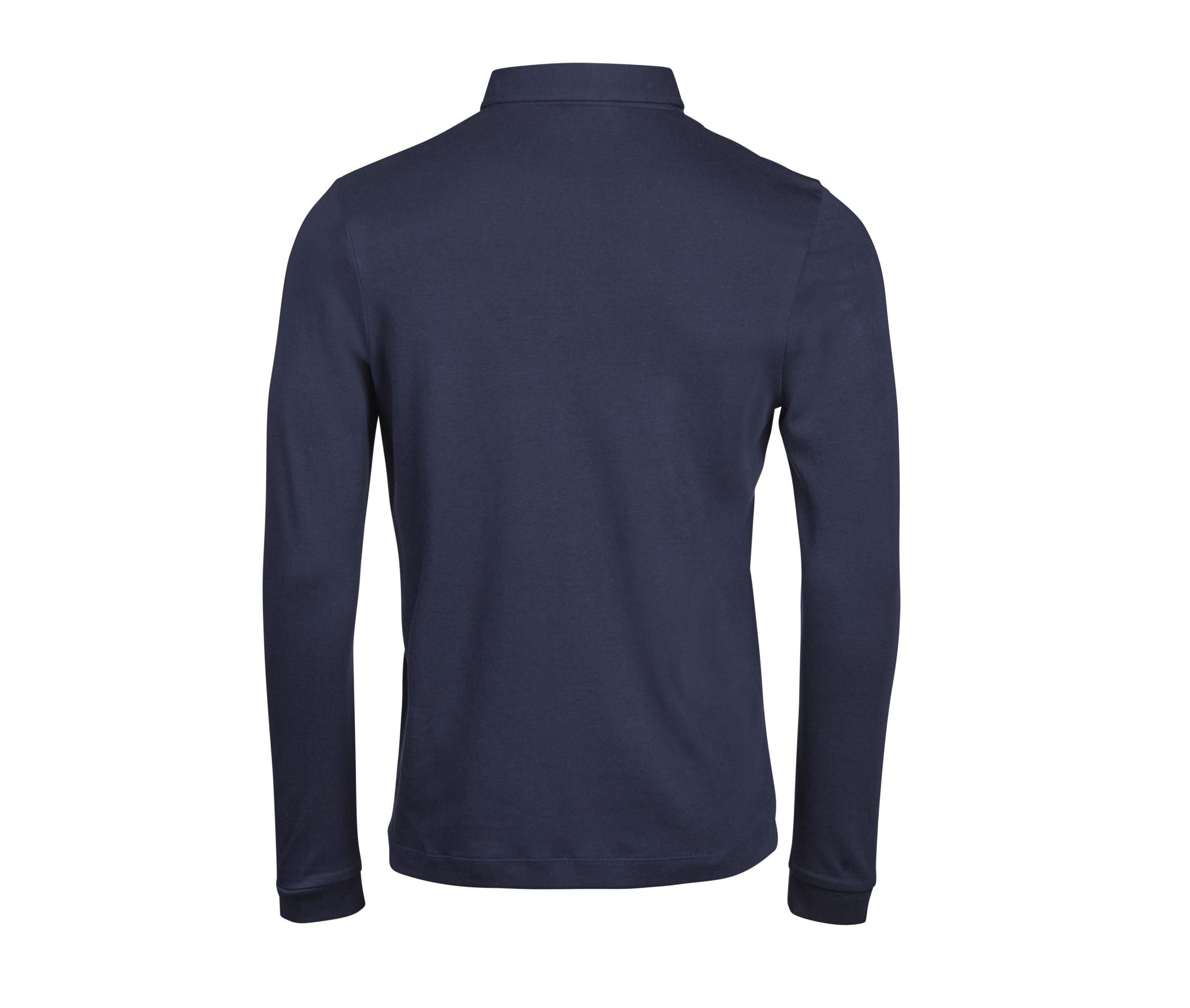 Polo Manches Longues en Coton Pima - Navy
