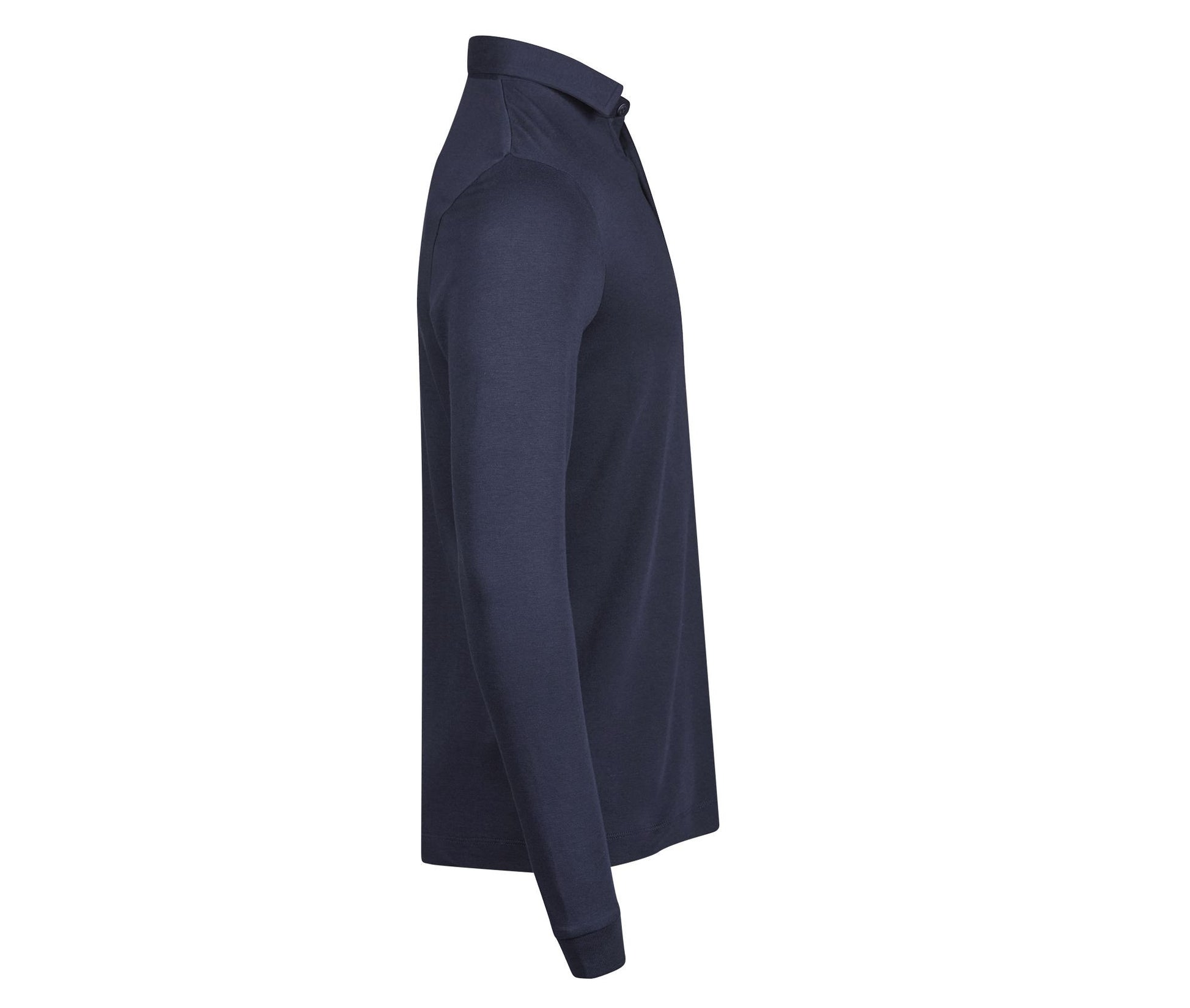 Polo Manches Longues en Coton Pima - Navy