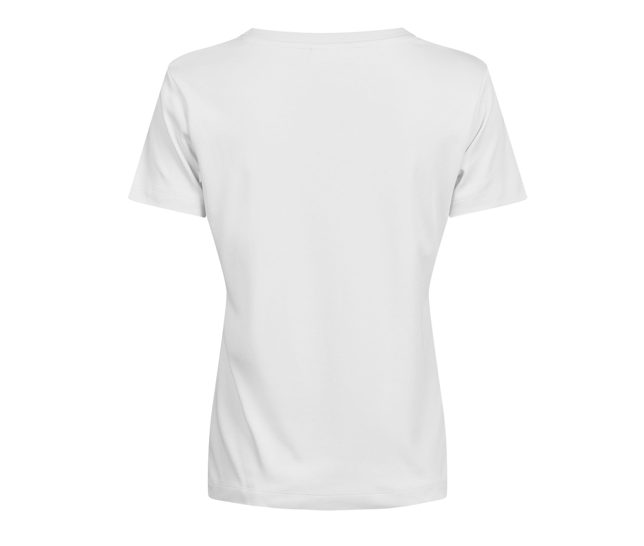 Tee-Shirt Femme en Coton Pima - White