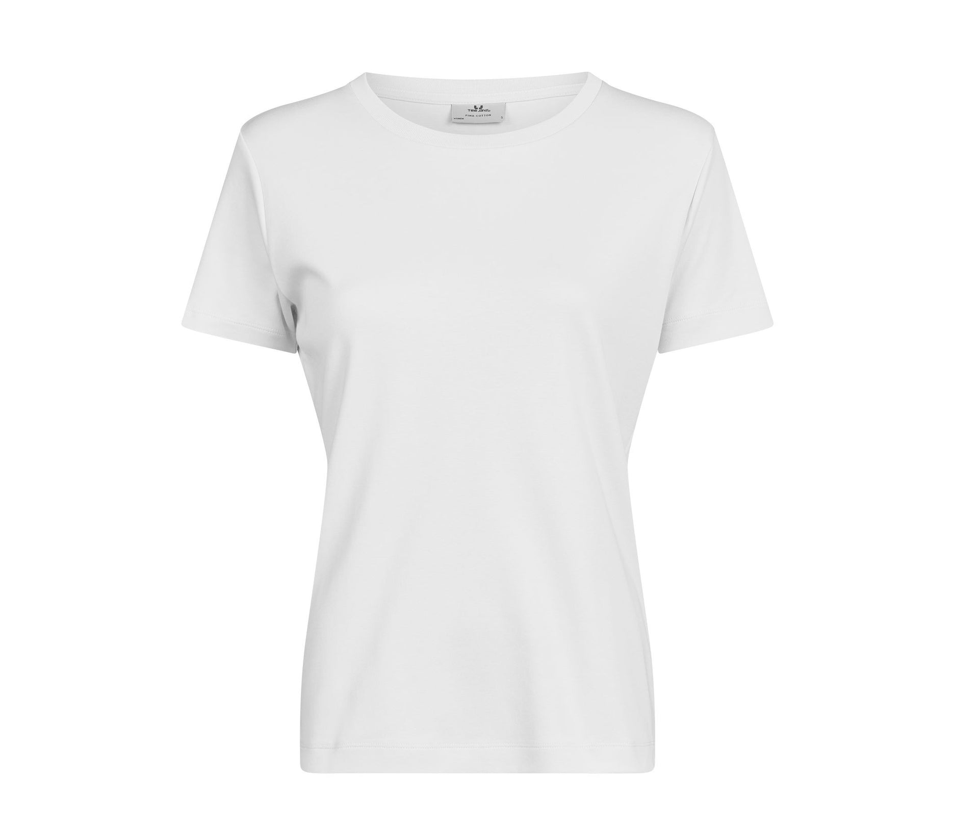 Tee-Shirt Femme en Coton Pima - White
