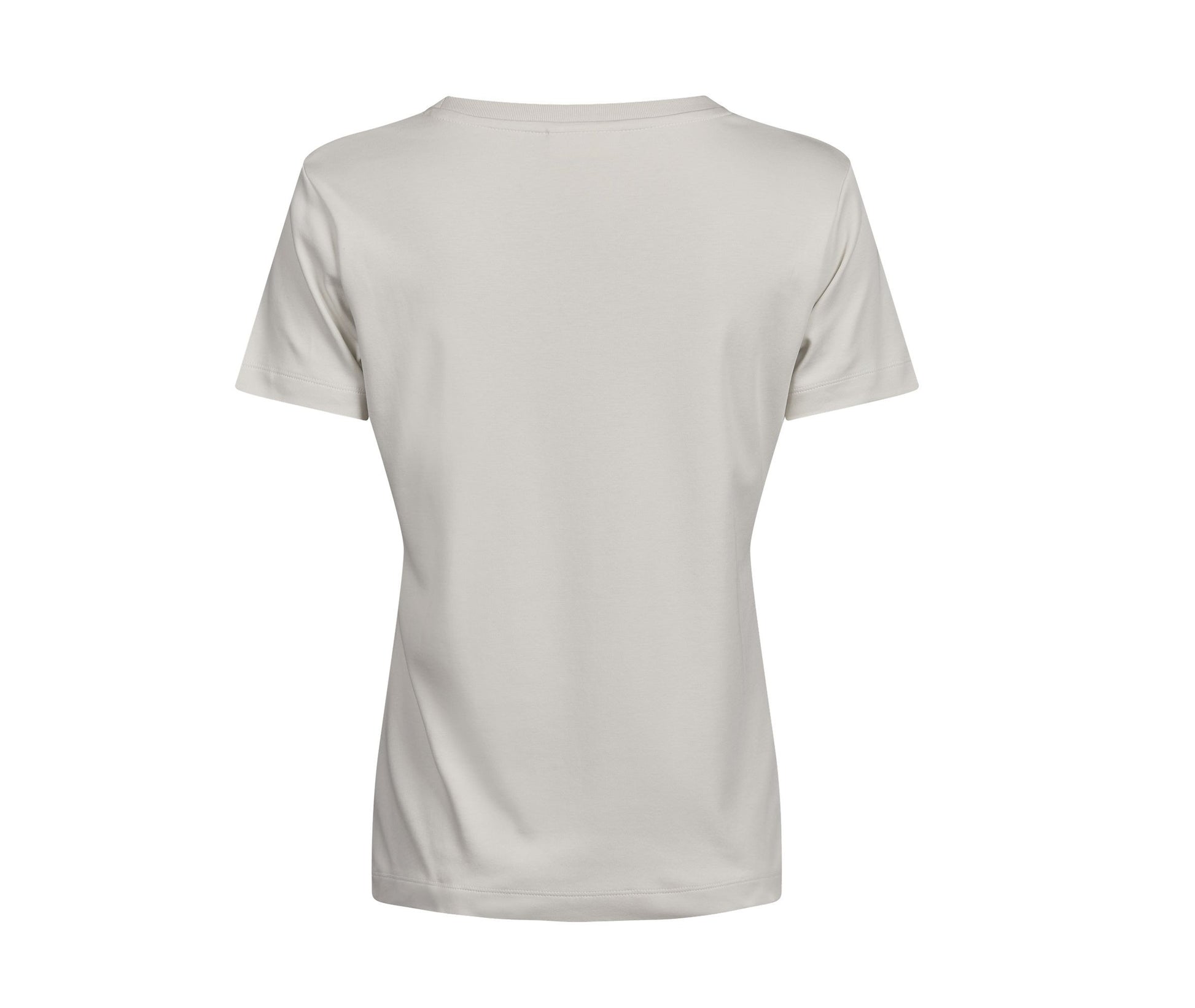 Tee-Shirt Femme en Coton Pima - Cement