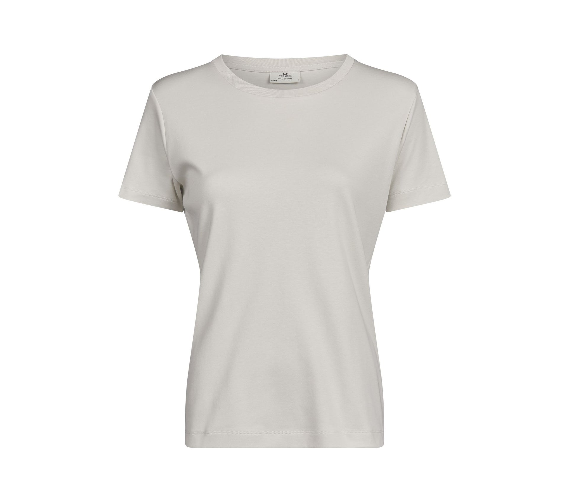 Tee-Shirt Femme en Coton Pima - Cement