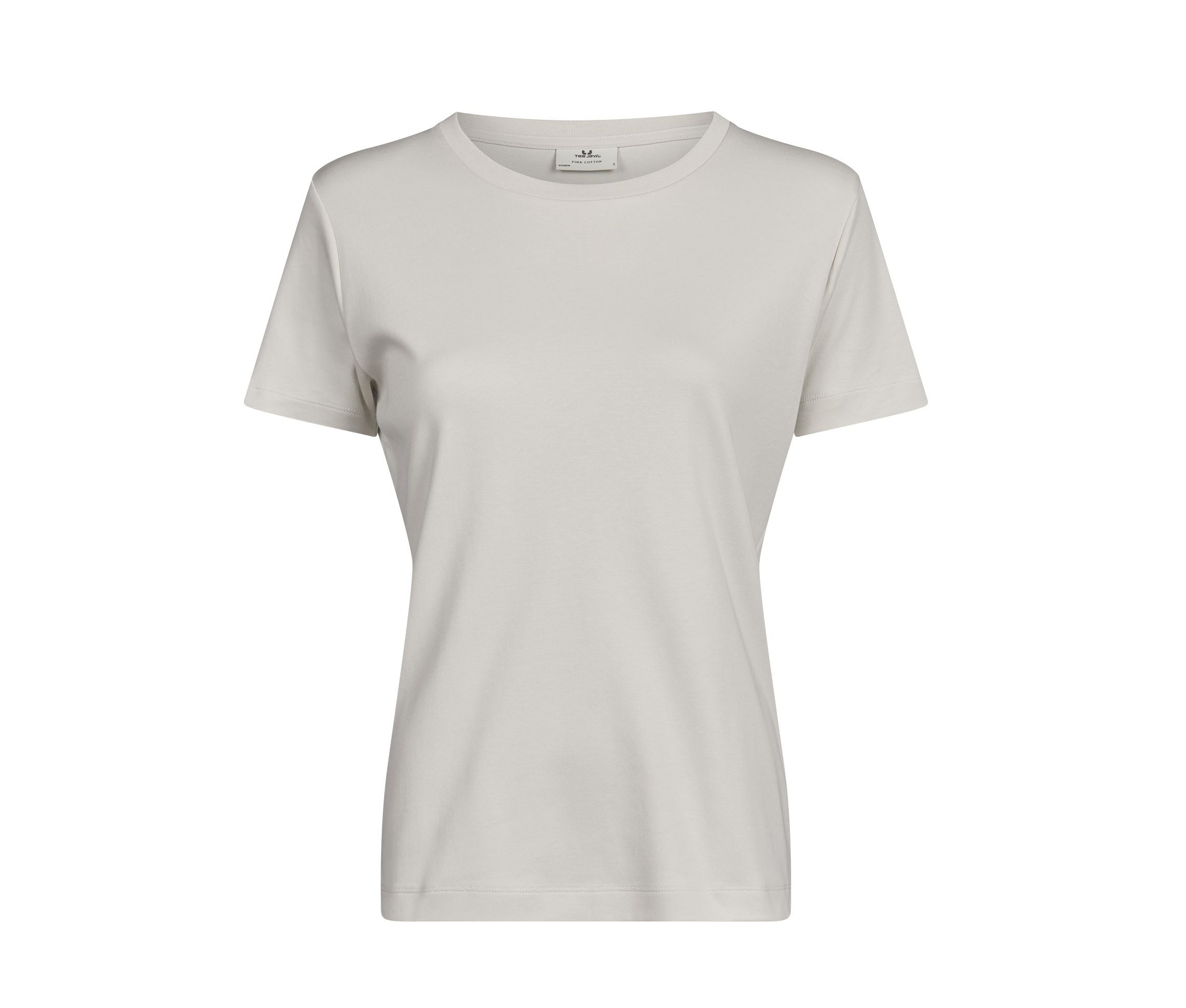 Tee-Shirt Femme en Coton Pima - Cement
