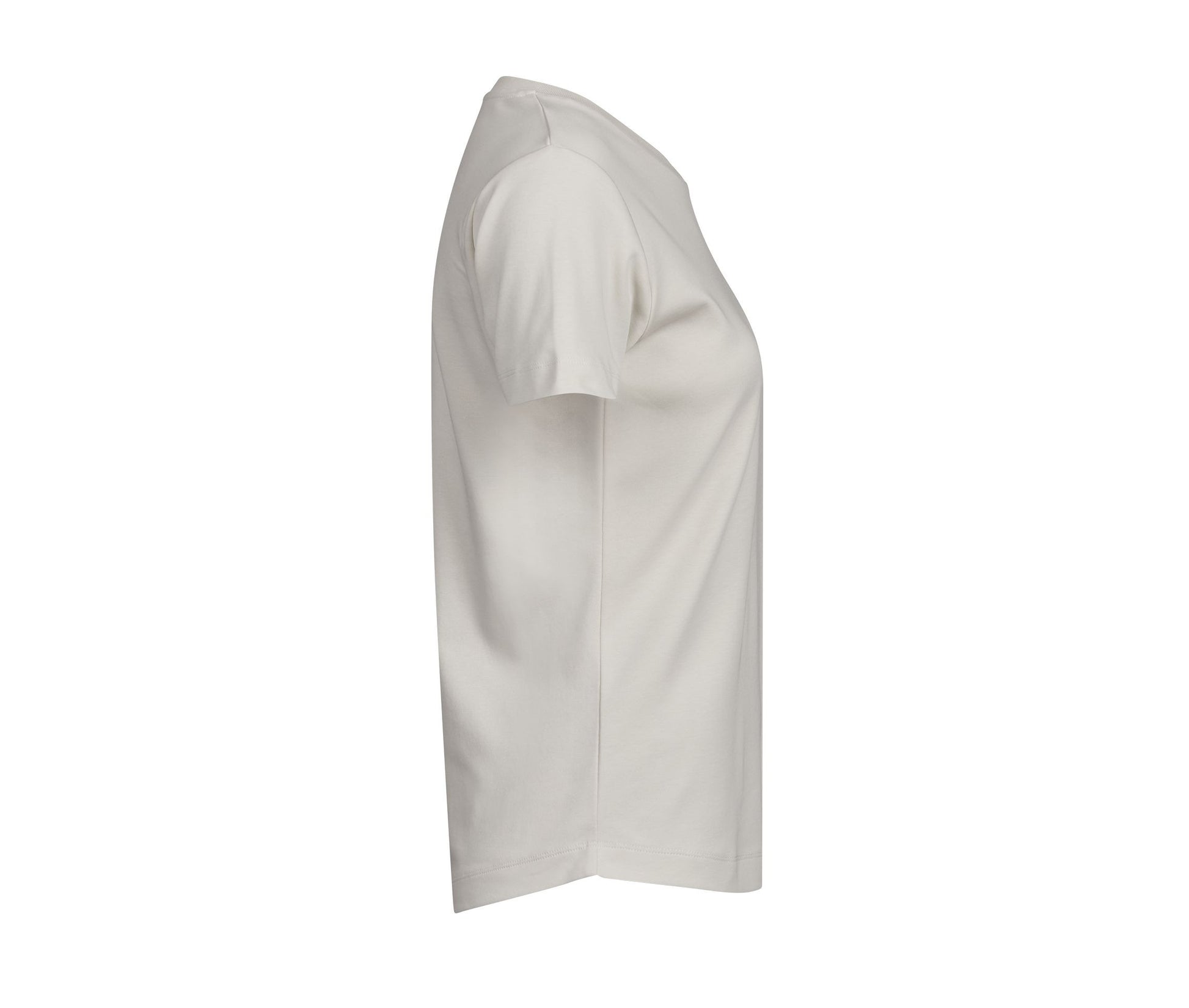 Tee-Shirt Femme en Coton Pima - Cement