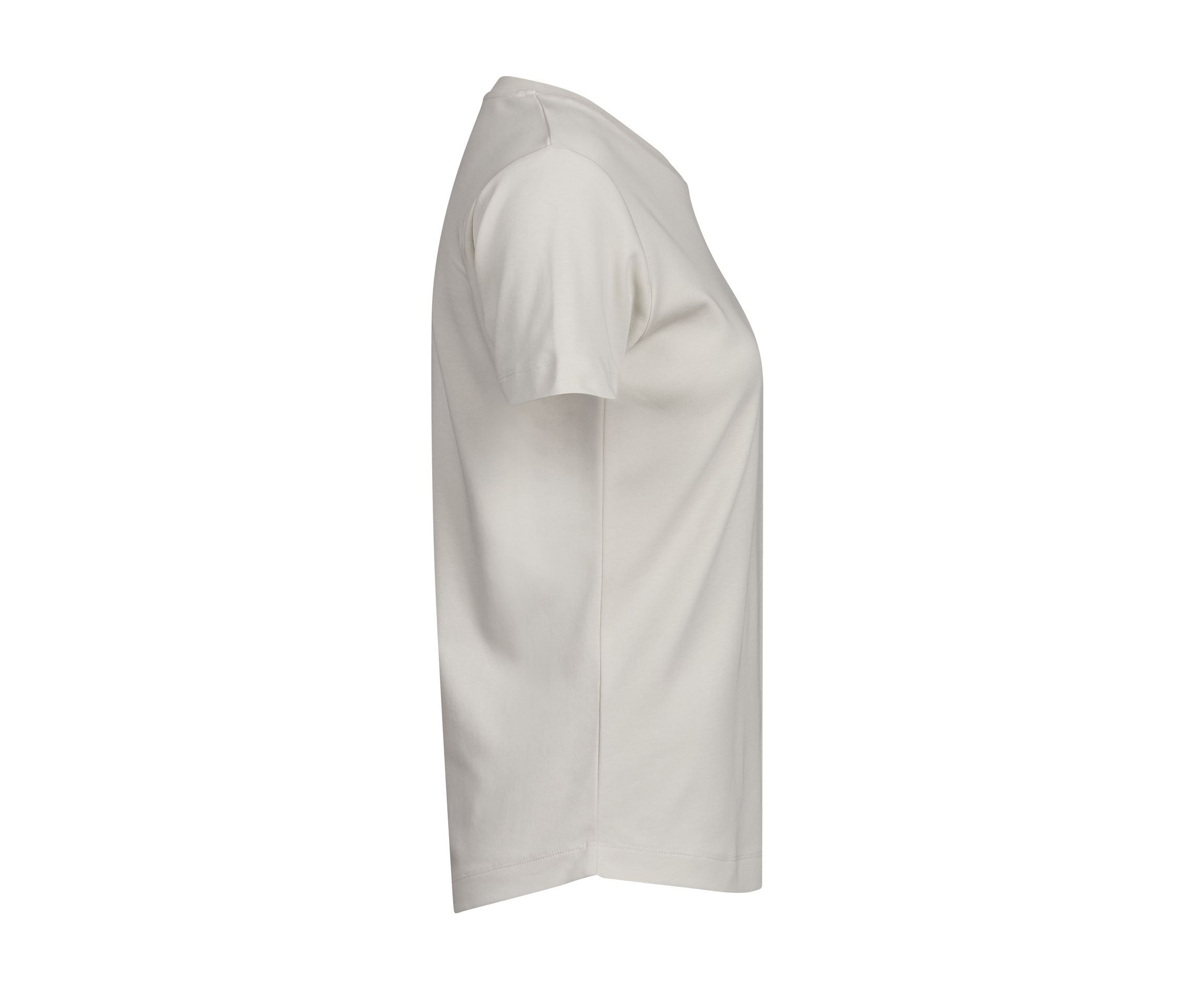 Tee-Shirt Femme en Coton Pima - Cement