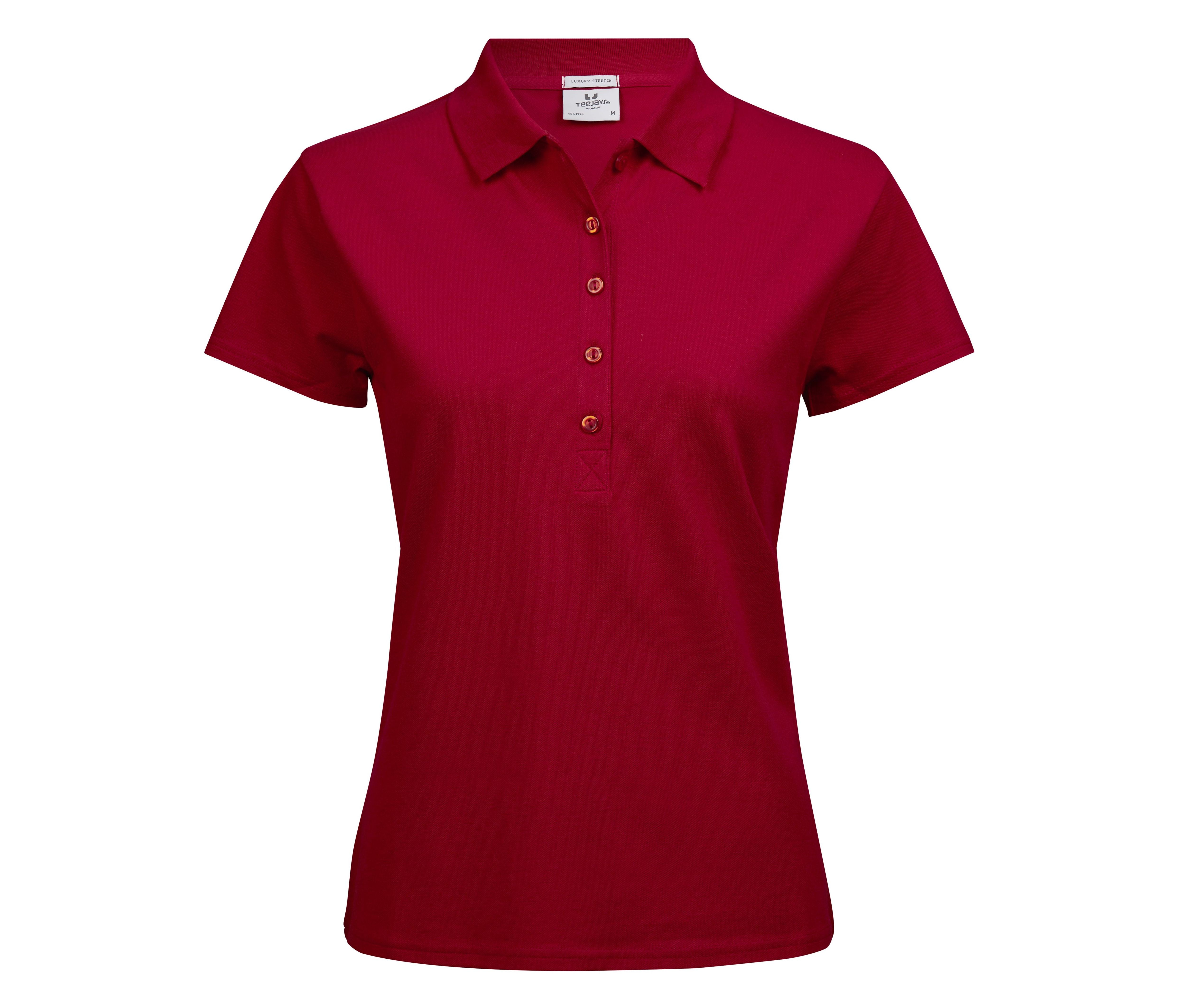 Polo Stretch Femme - Red