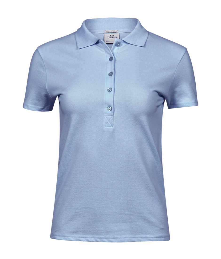 Polo Stretch Femme - Light Blue