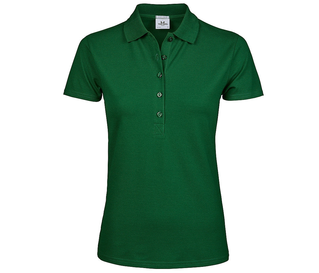 Polo Stretch Femme - Forest Green