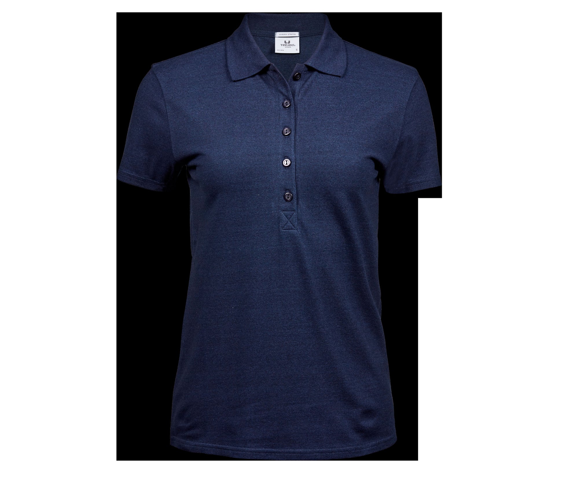 Polo Stretch Femme - Denim
