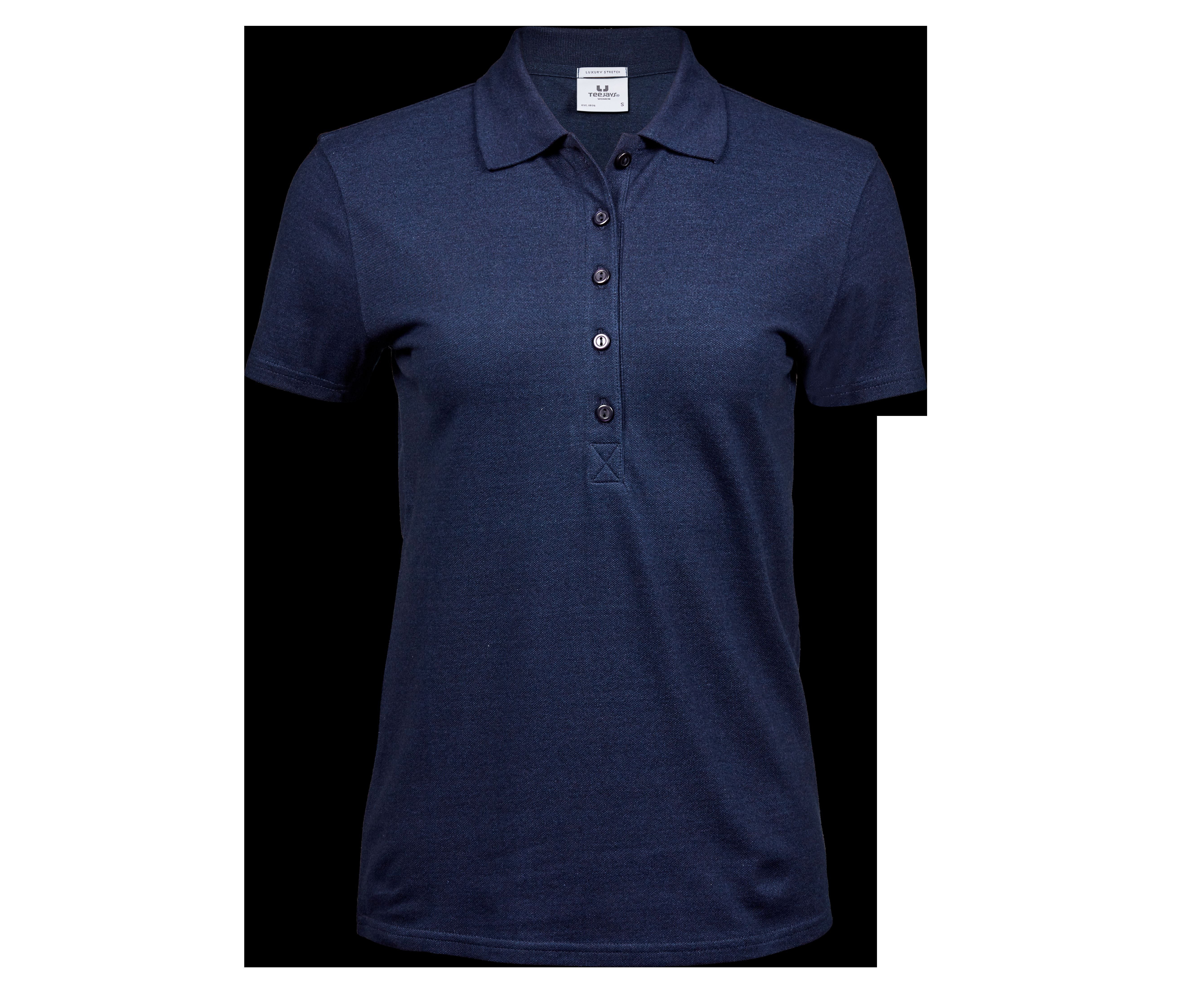 Polo Stretch Femme - Denim