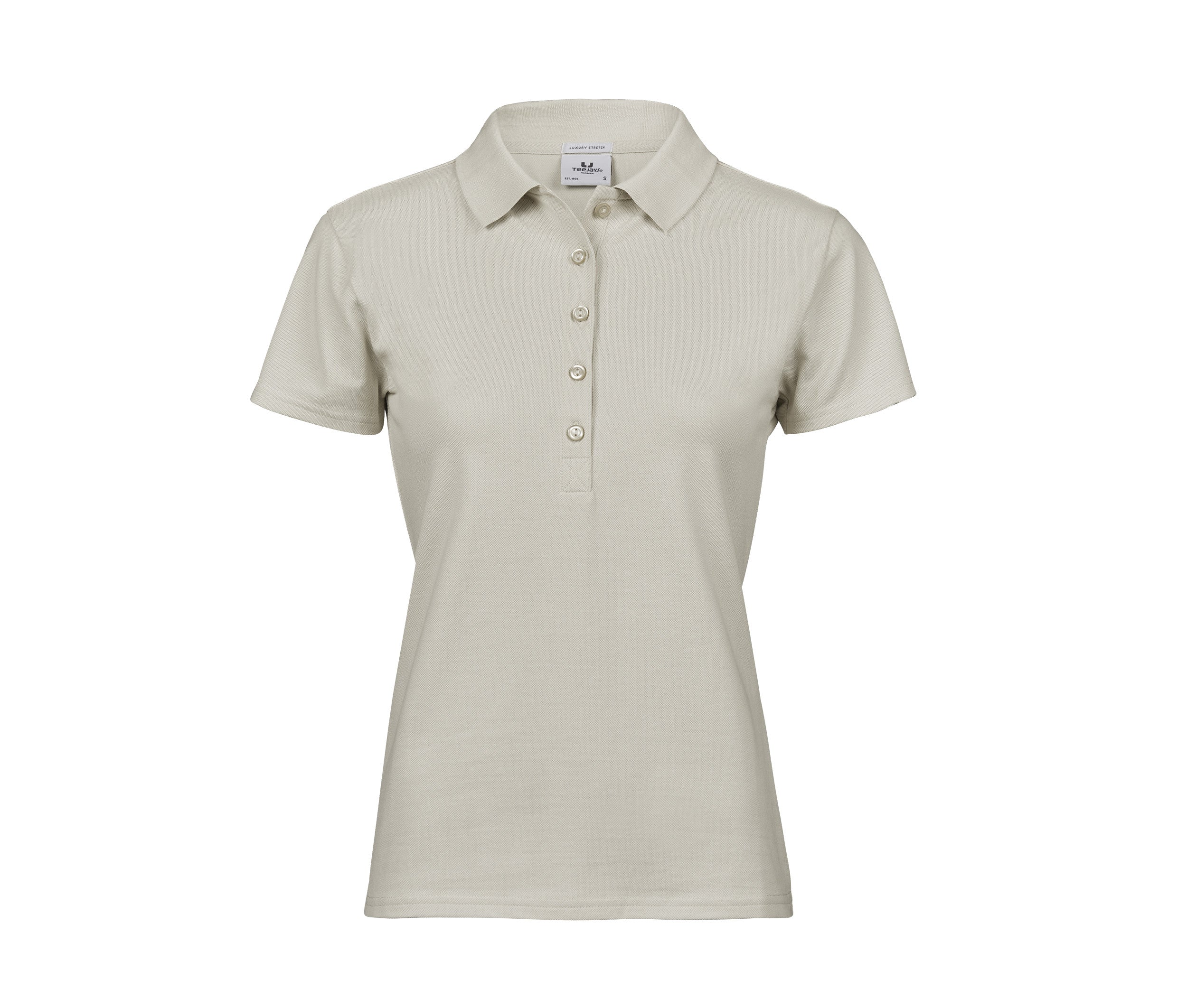 Polo Stretch Femme - Cement