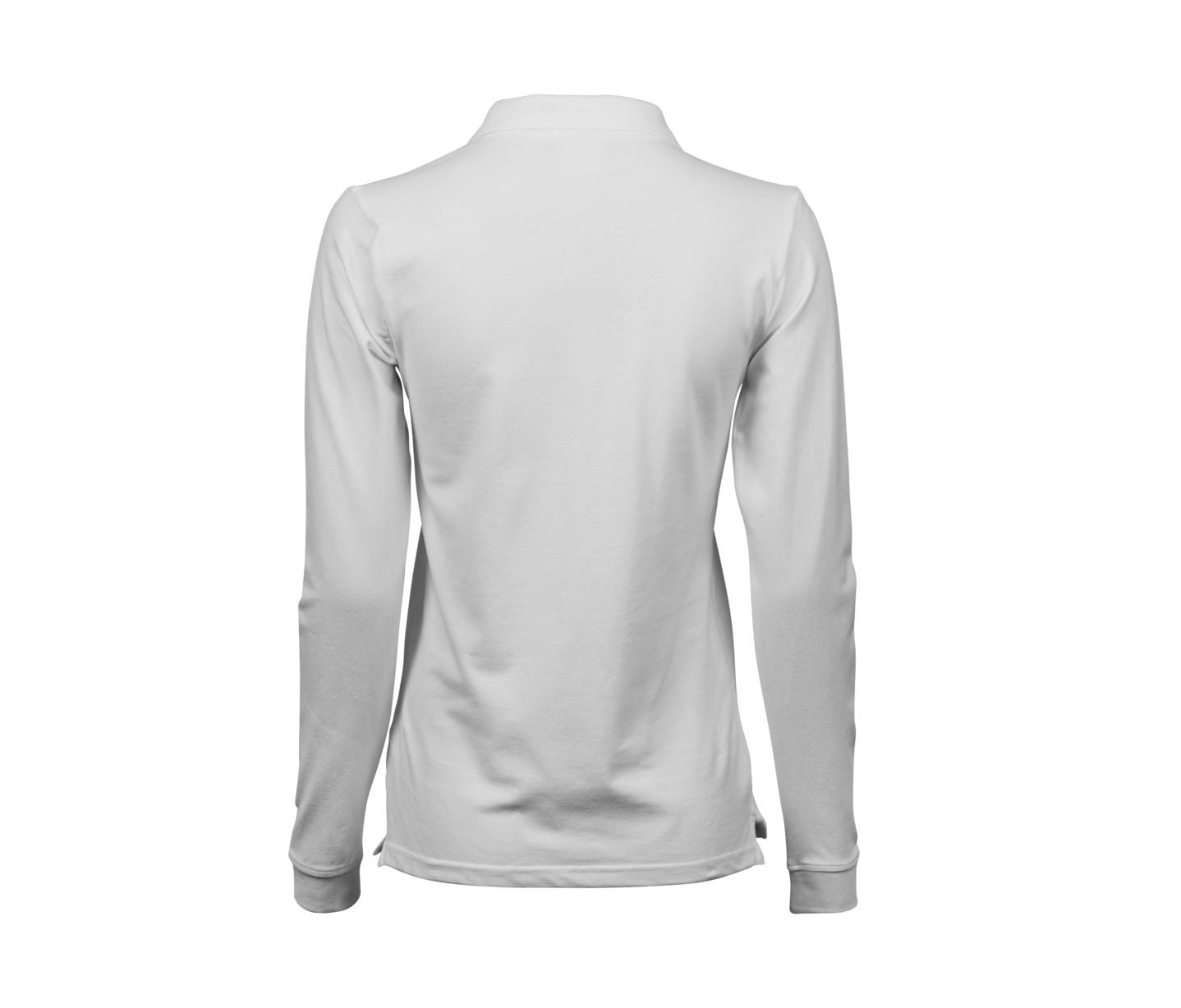 Polo Stretch Manches Longues Femme - White