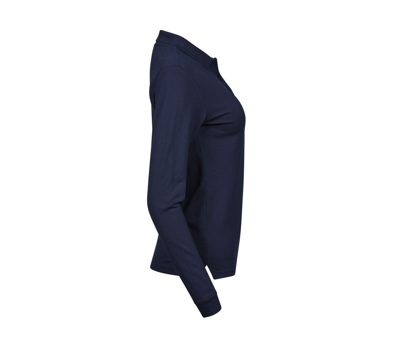Polo Stretch Manches Longues Femme - Navy