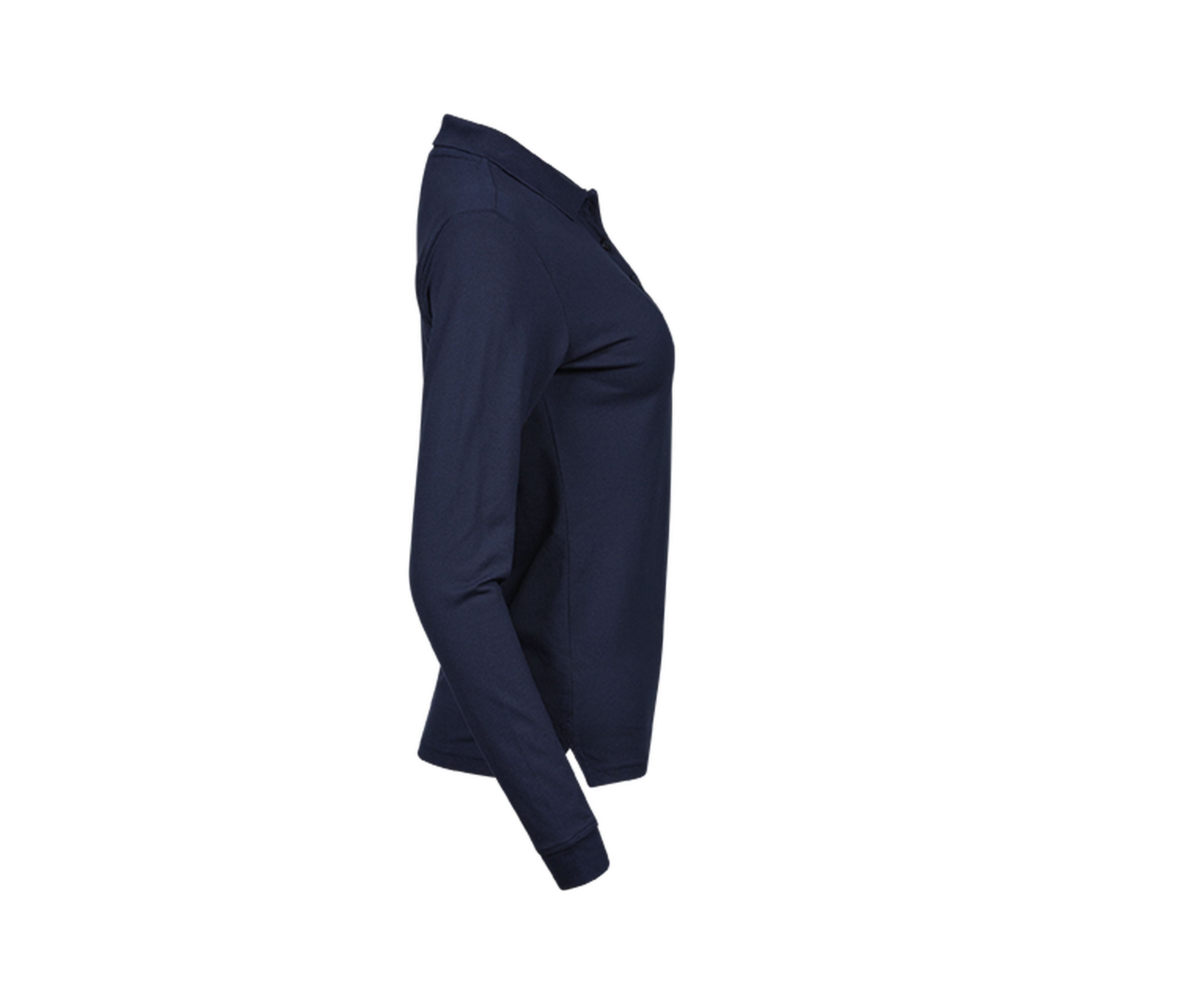 Polo Stretch Manches Longues Femme - Black