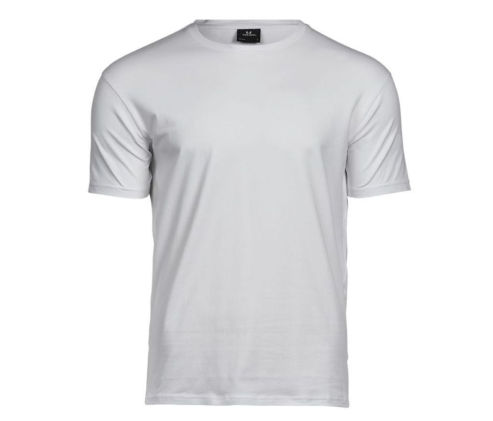 Tee-Shirt Stretch Col Rond - White