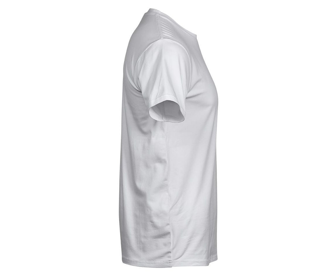 Tee-Shirt Stretch Col Rond - White