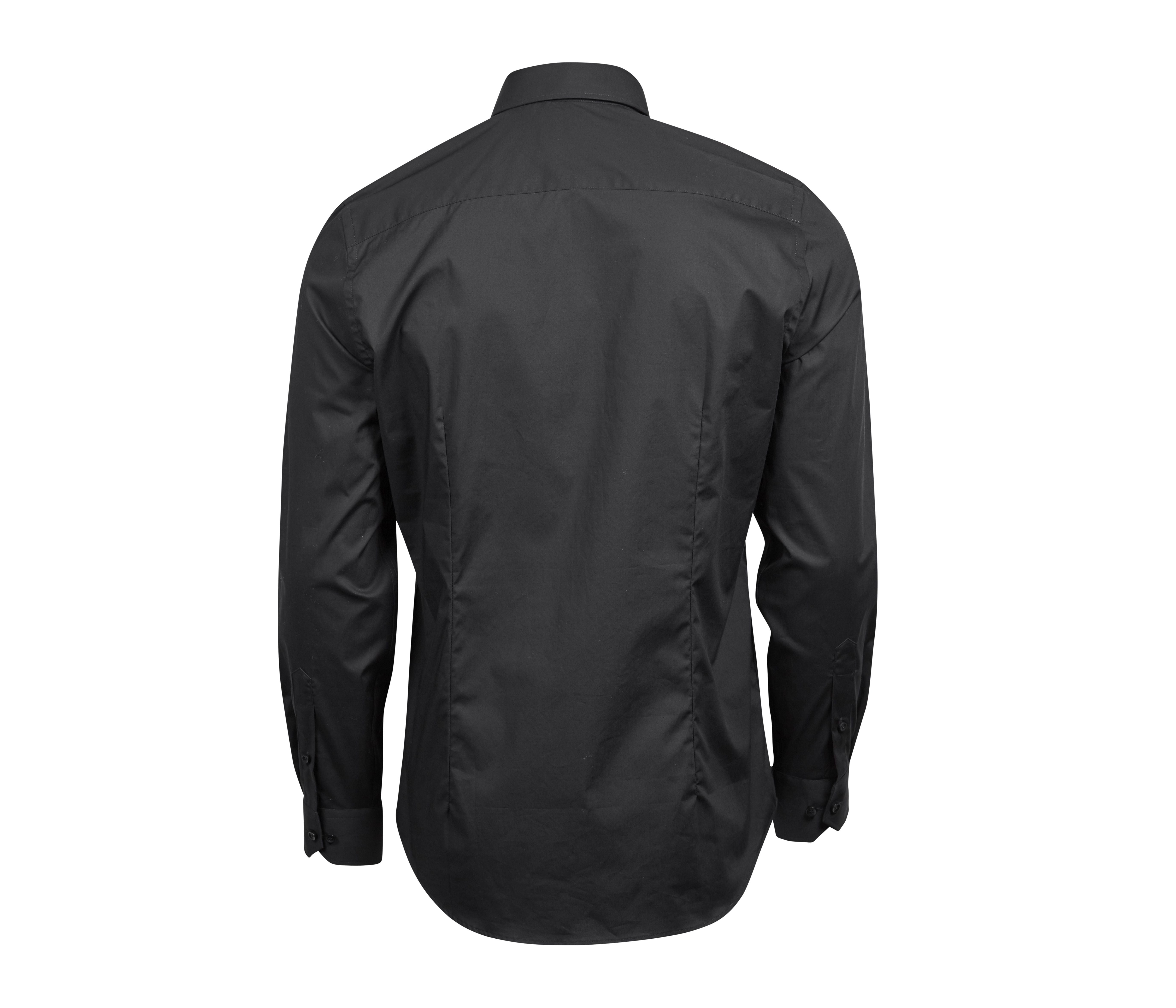 Chemise Homme Stretch et Ajustée - Black