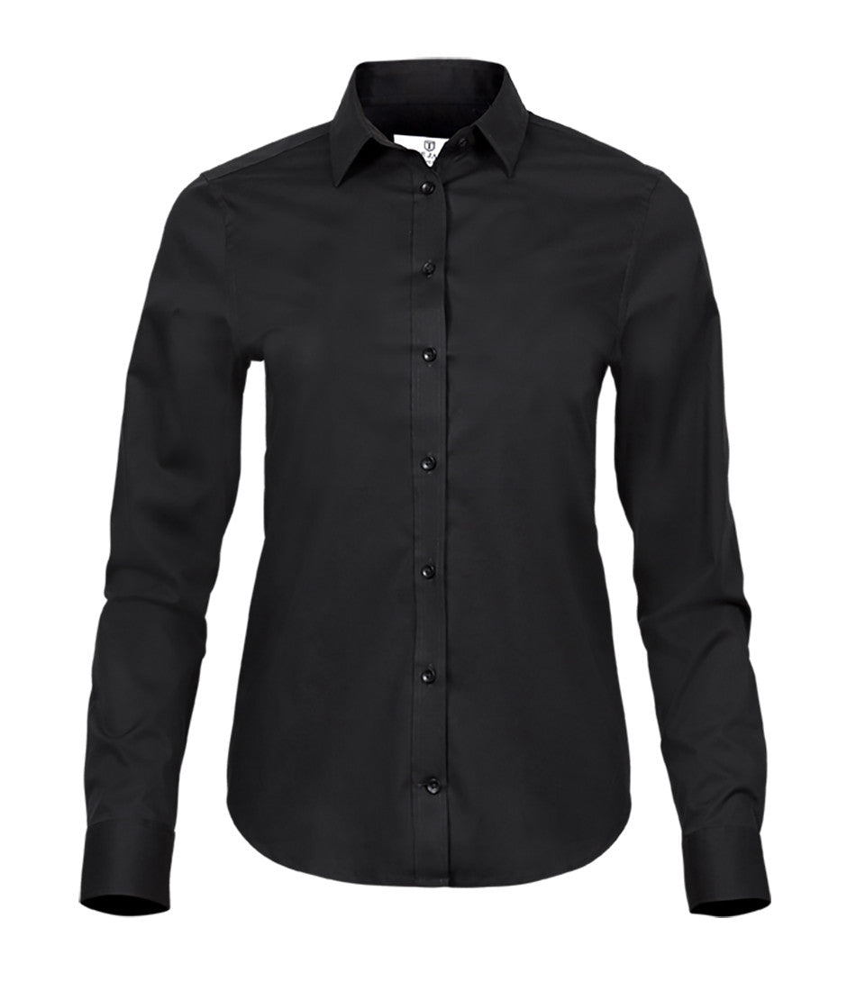 Chemise Stretch Femme - Black
