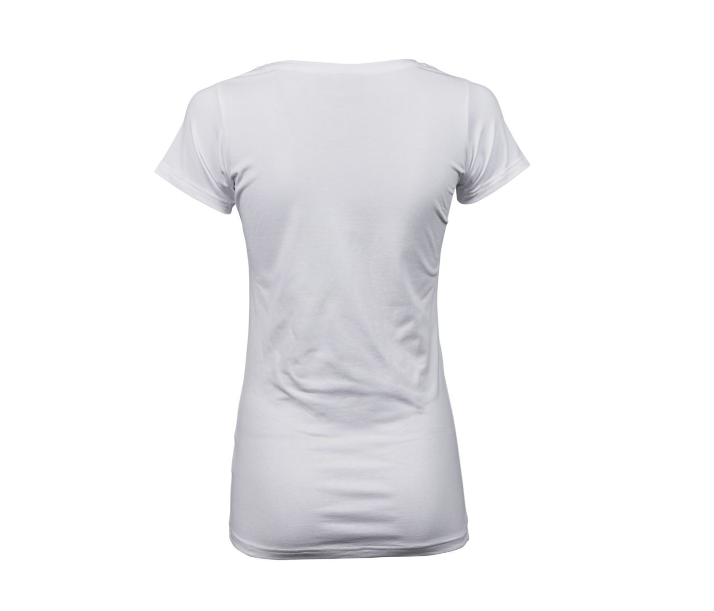 Tee-Shirt Stretch Col Rond - White