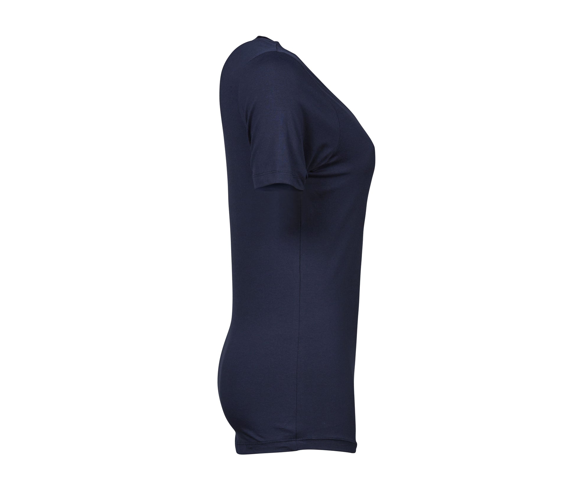 Tee-Shirt Stretch Col Rond - Navy