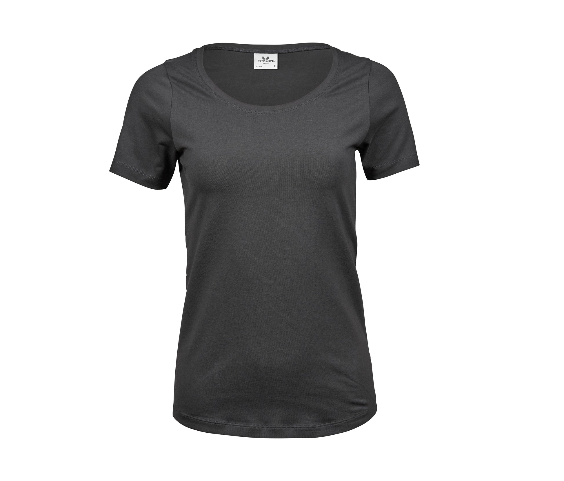 Tee-Shirt Stretch Col Rond - Dark Grey