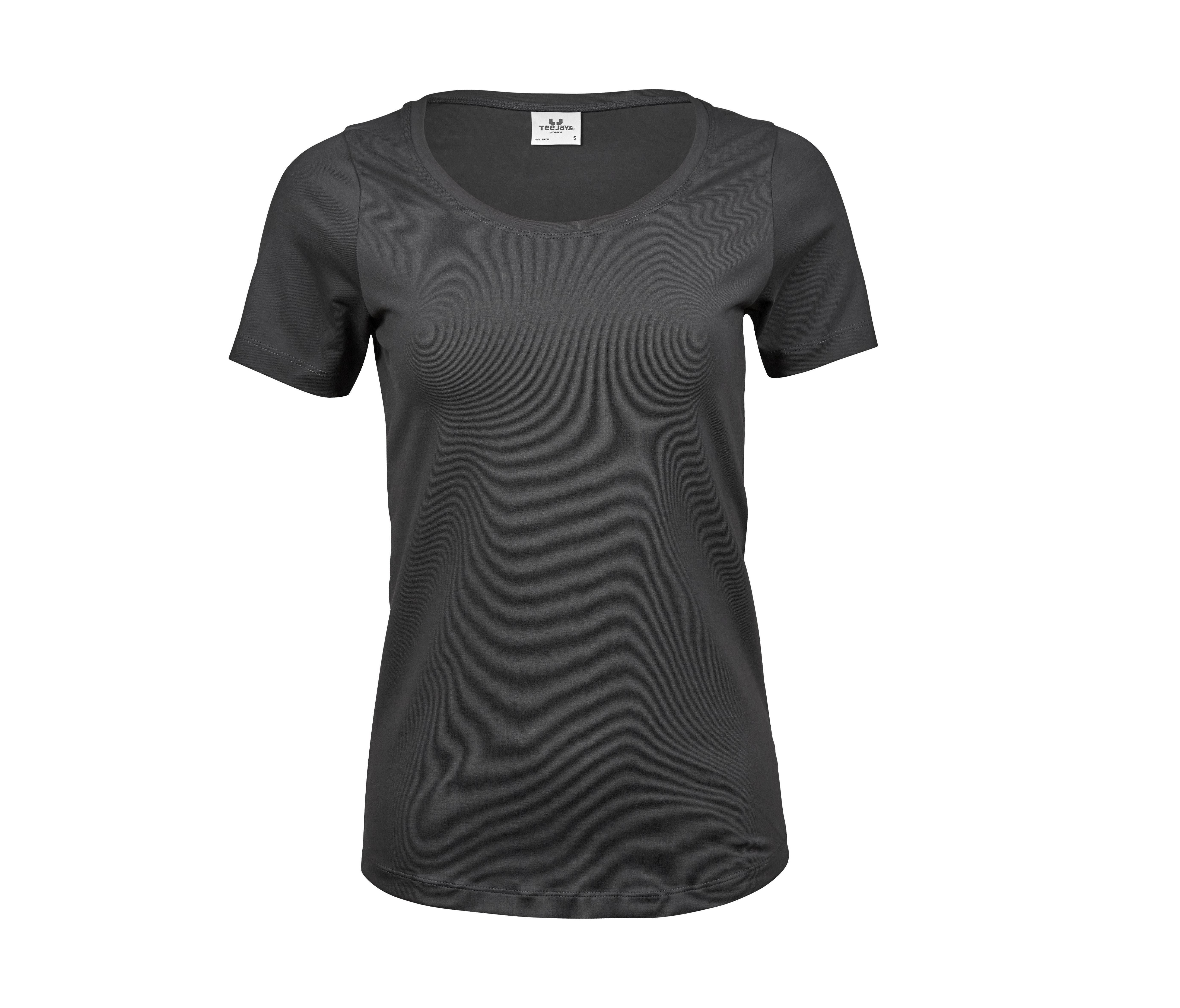 Tee-Shirt Stretch Col Rond - Dark Grey