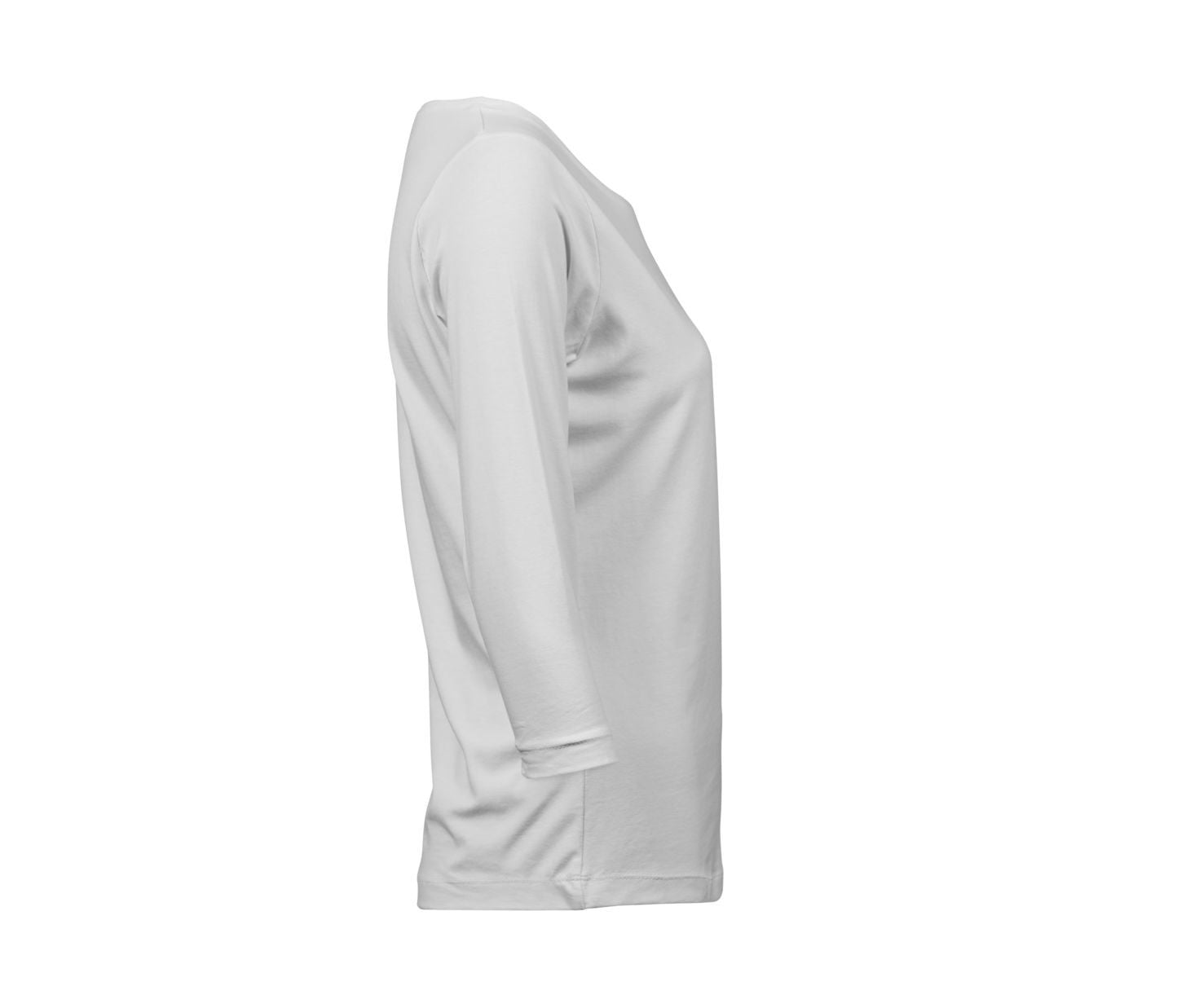 Tee-Shirt Femme Manches 3/4 - White