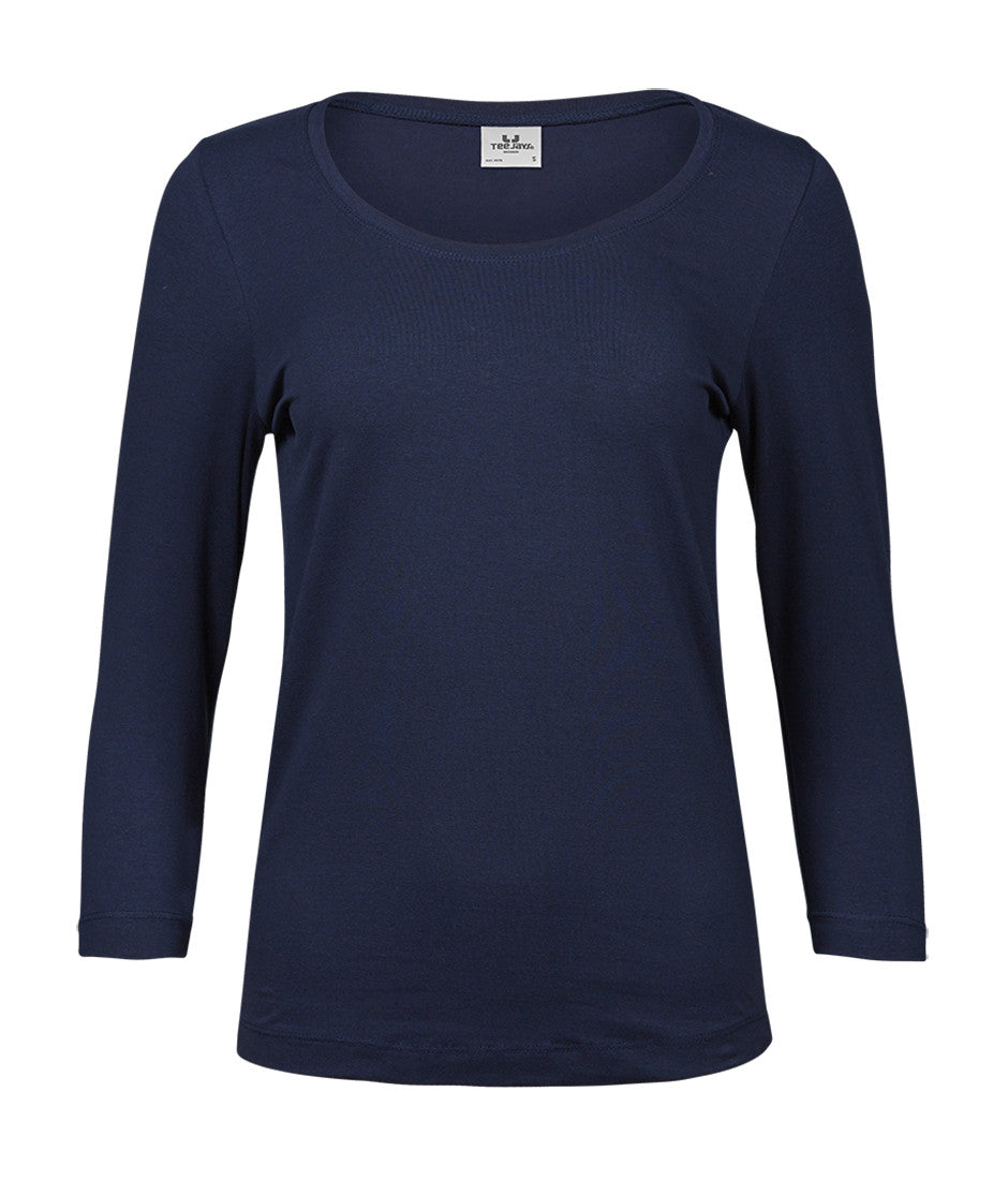 Tee-Shirt Femme Manches 3/4 - Navy