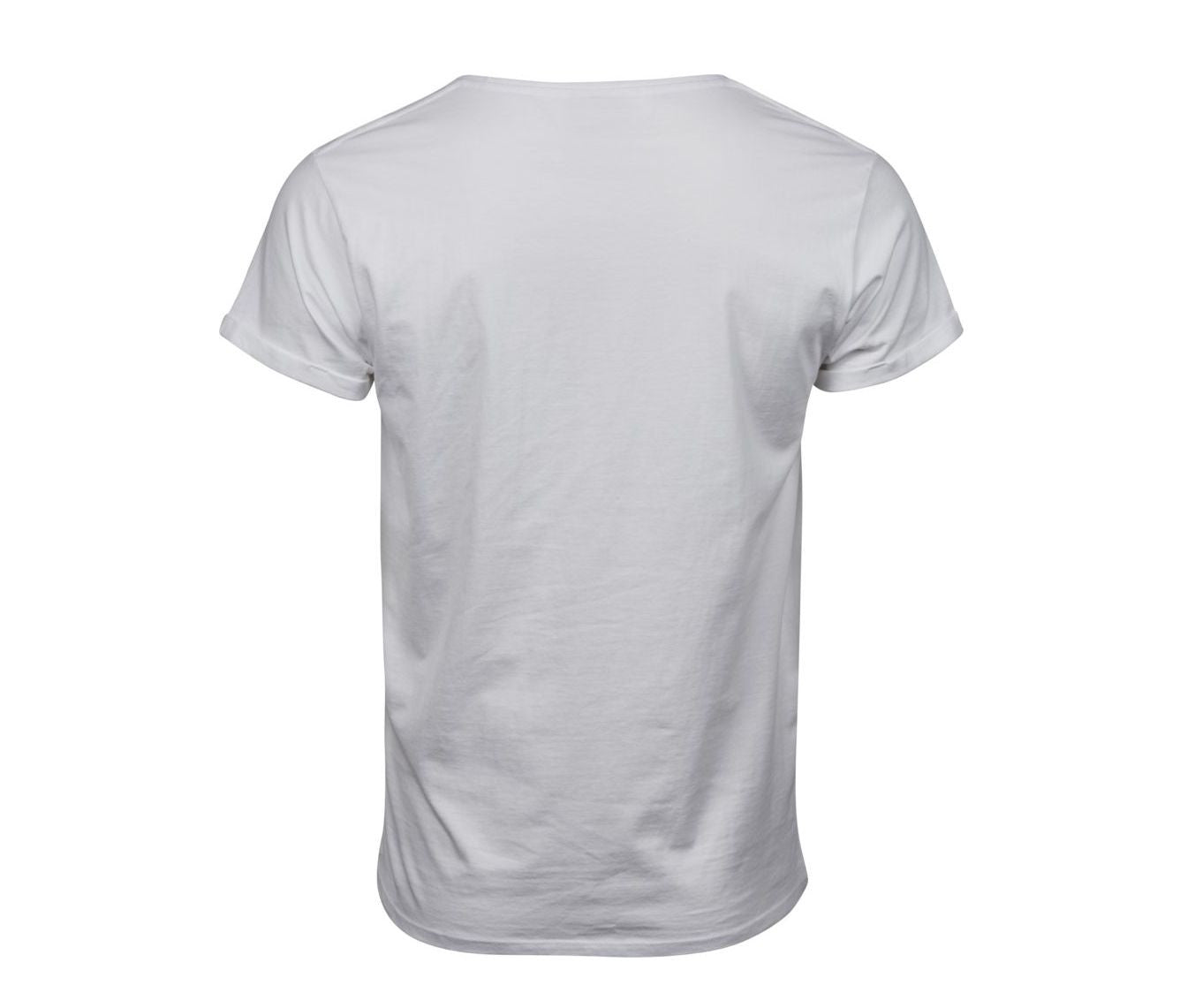Tee-Shirt Manches Retroussées - White
