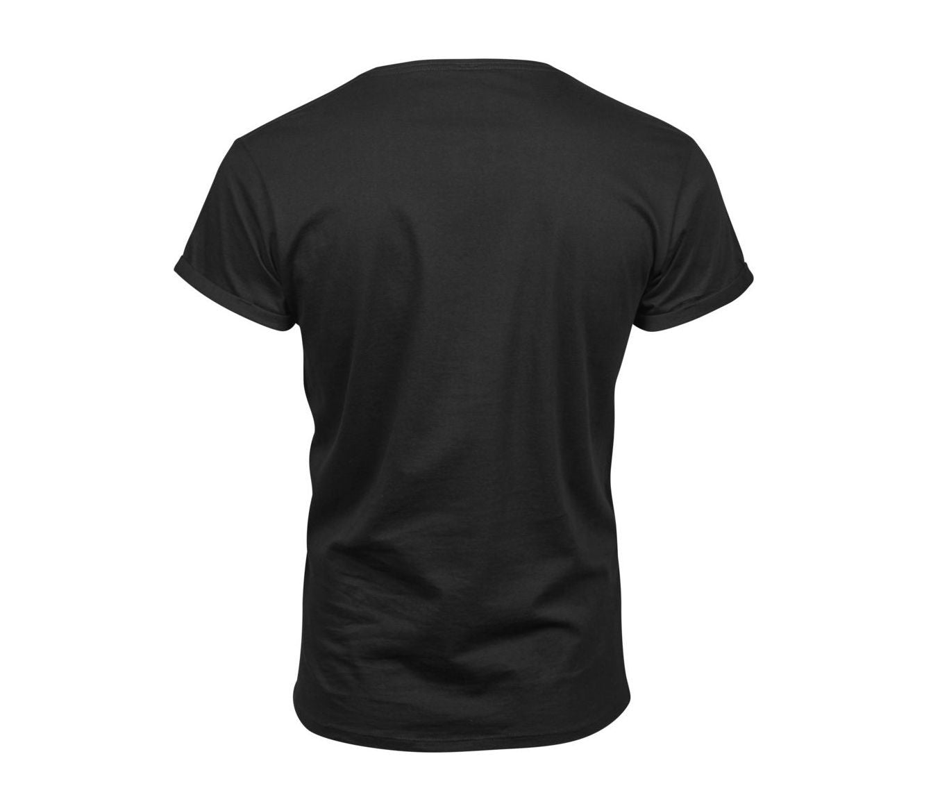 Tee-Shirt Manches Retroussées - Black