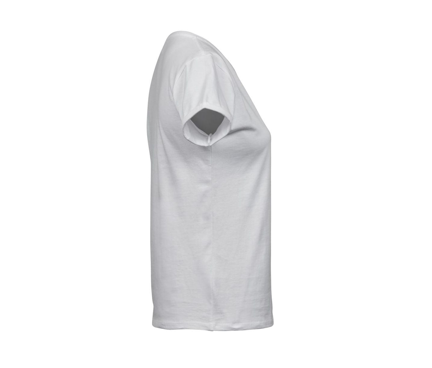 Tee-Shirt Manches Retroussées - White