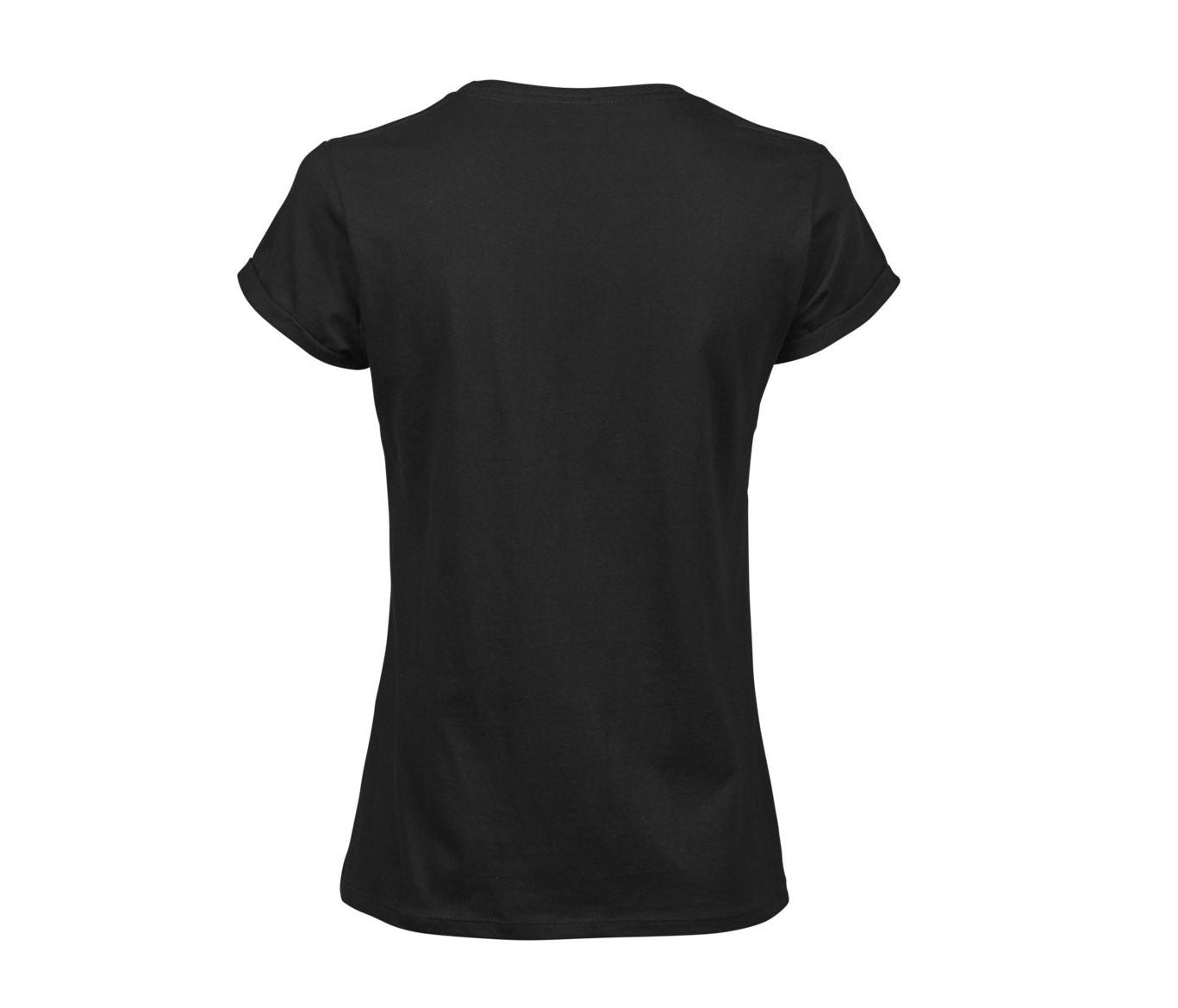Tee-Shirt Manches Retroussées - Black