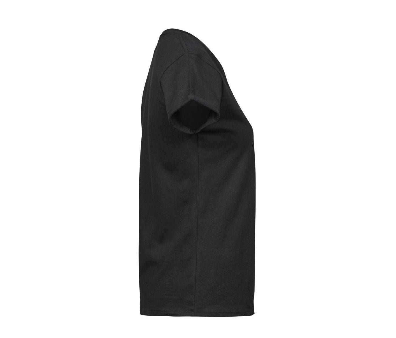 Tee-Shirt Manches Retroussées - Black