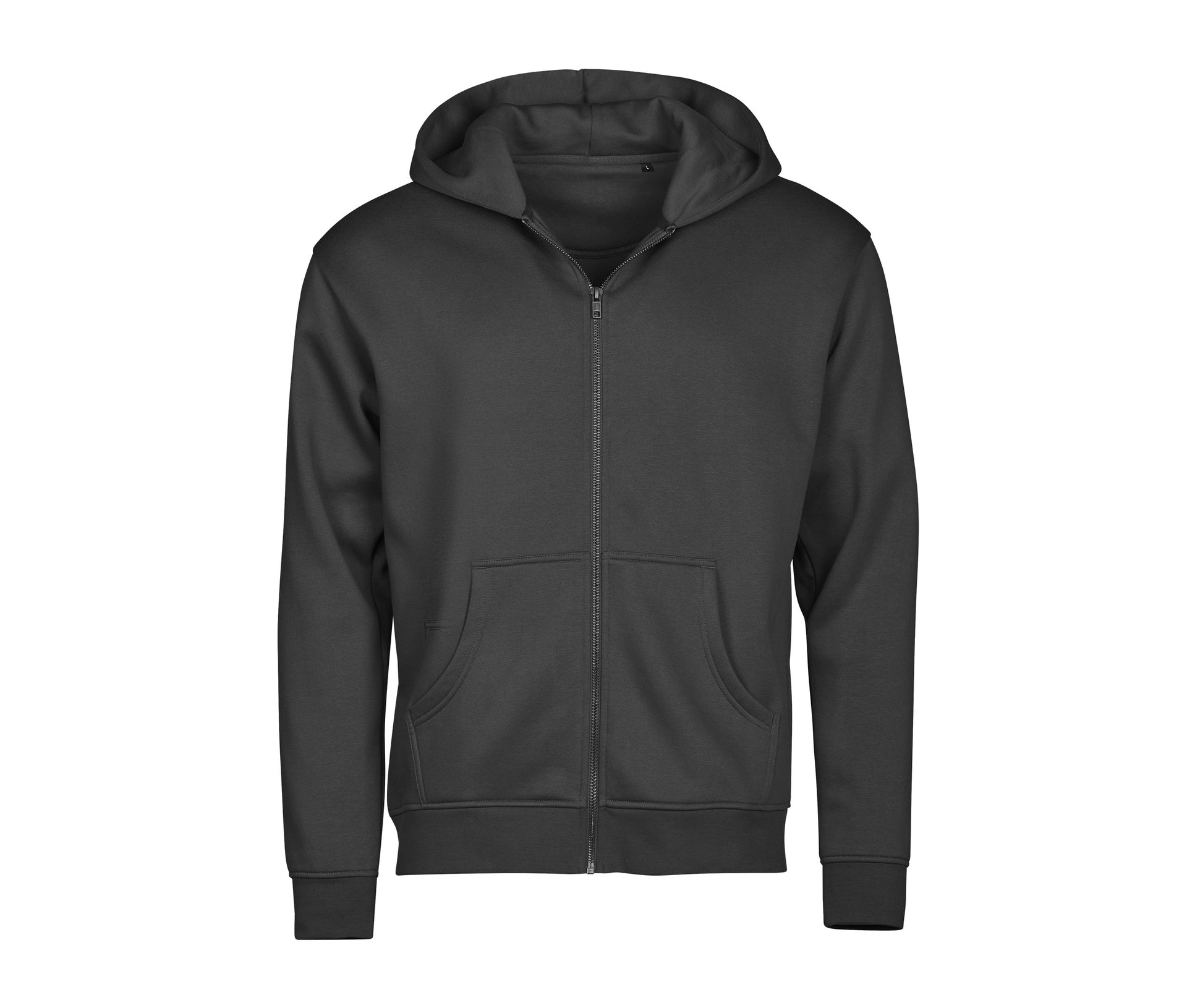 Sweat à Capuche Urbain Zippé - Black