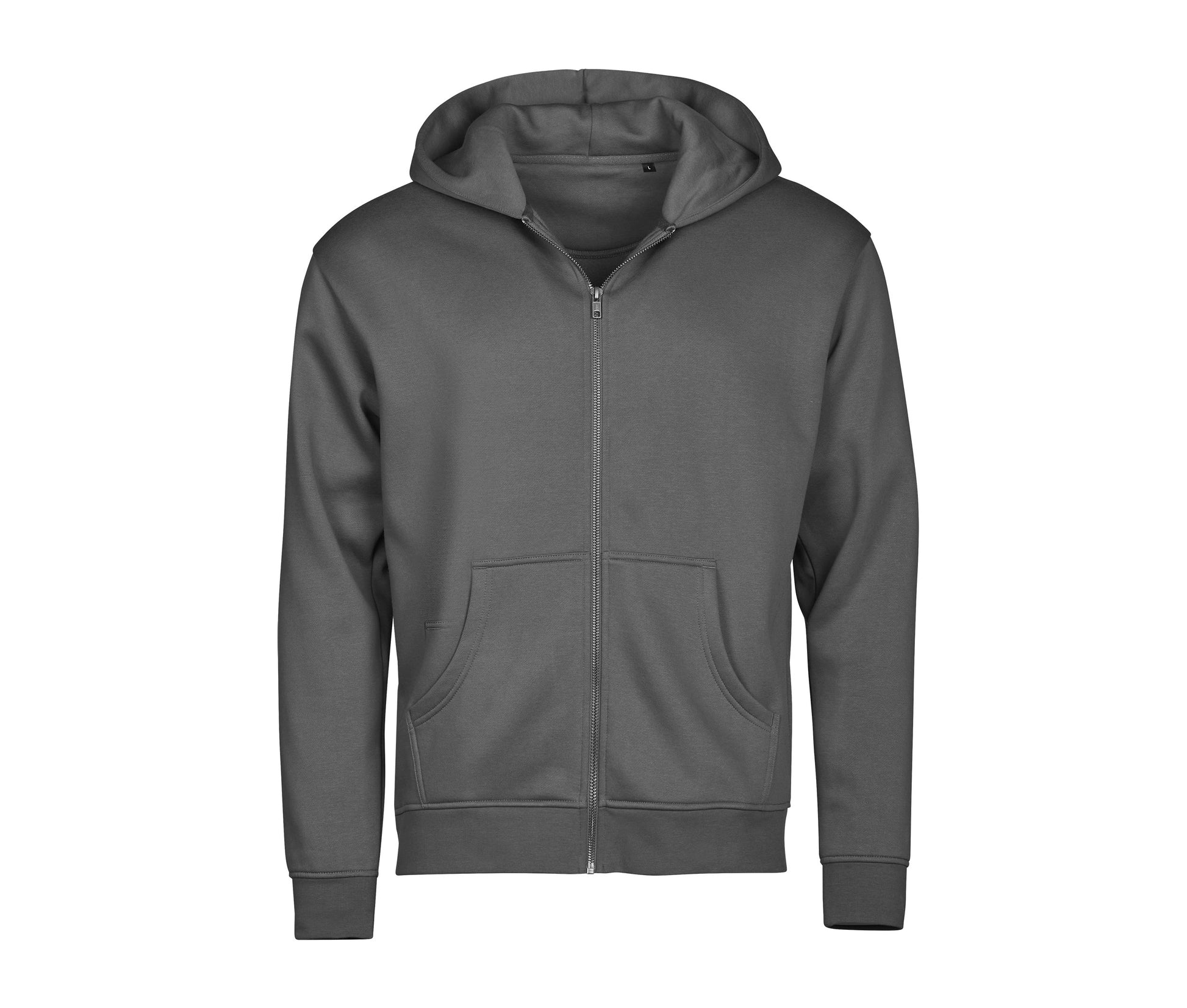 Sweat à Capuche Urbain Zippé - Powder Grey