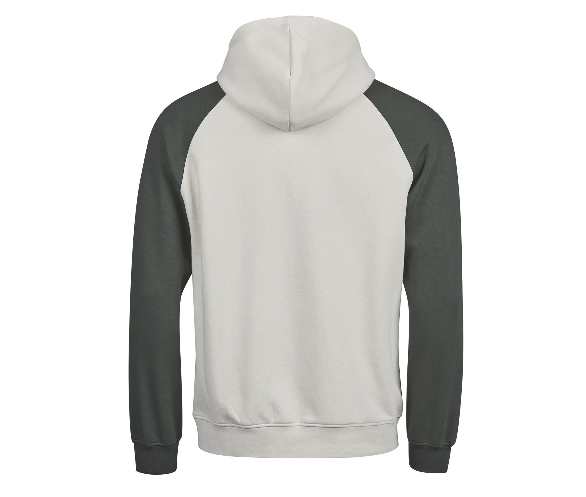Sweat à Capuche Bicolore - Cement / Dark Green