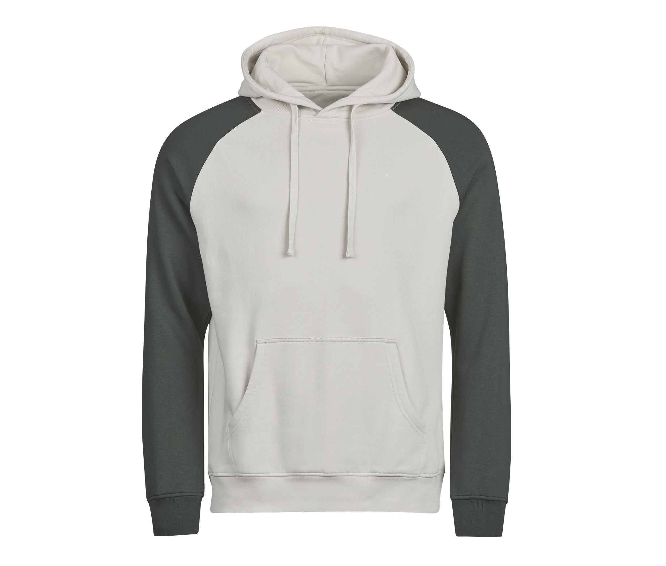 Sweat à Capuche Bicolore - Cement / Dark Green