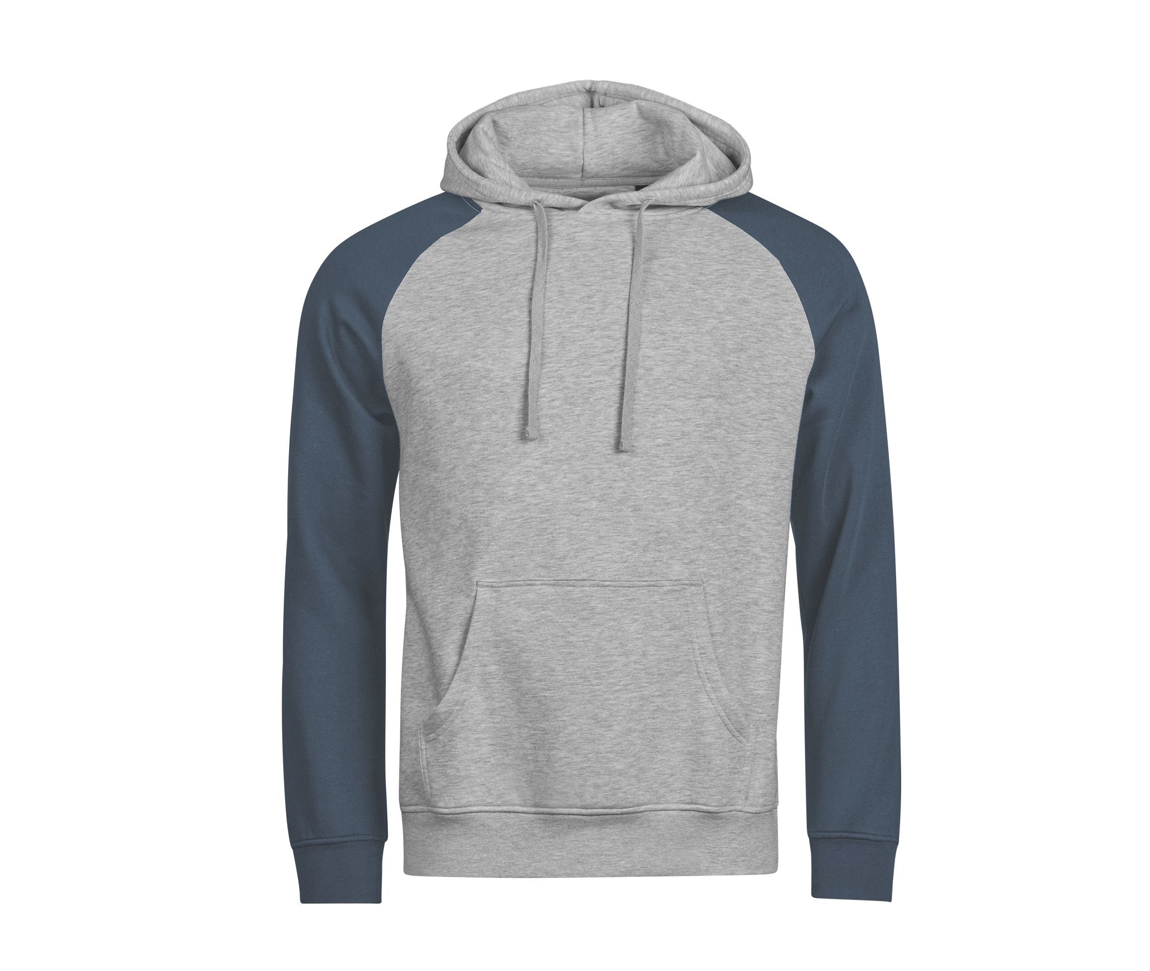 Sweat à Capuche Bicolore - Heather Grey / Ink